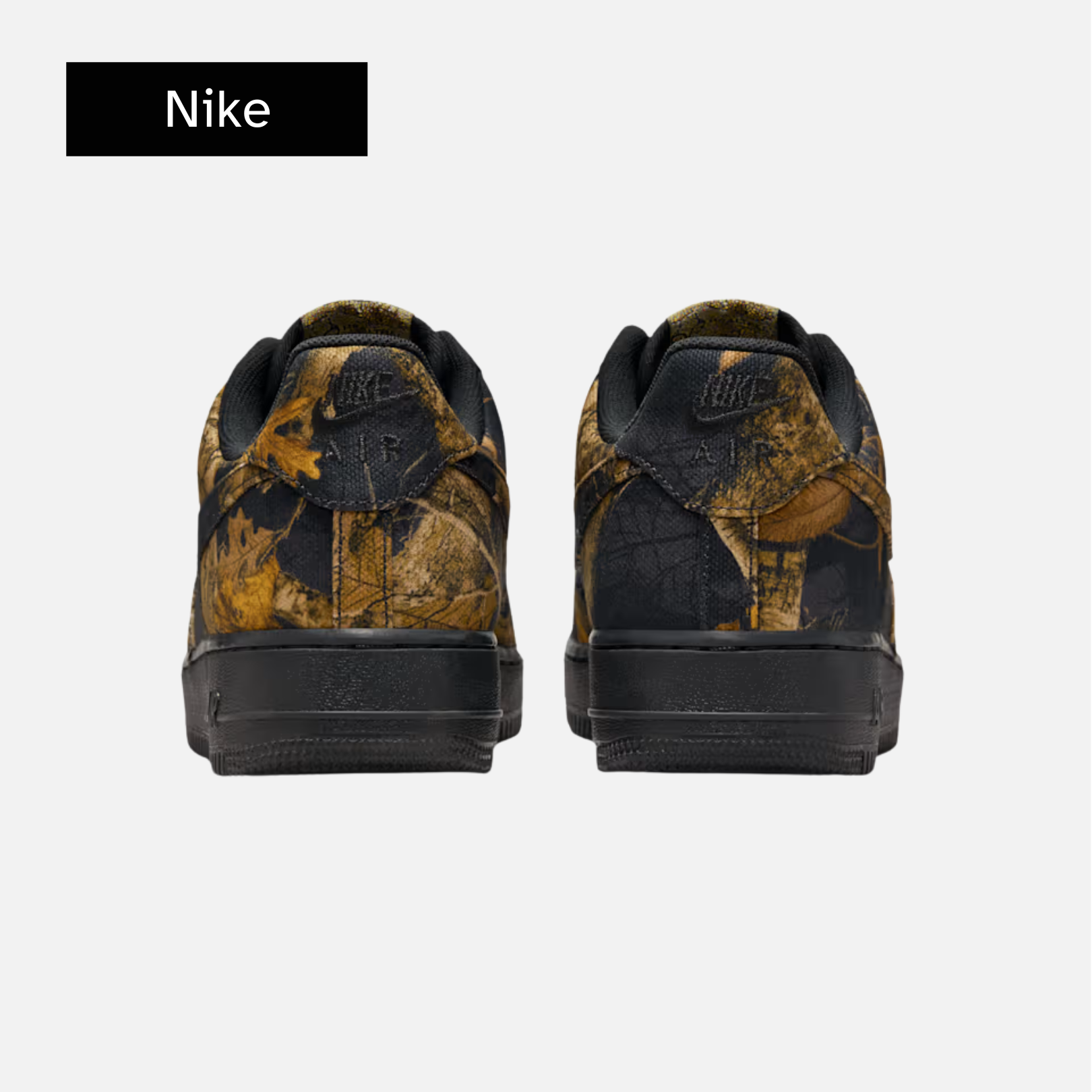 Realtree x Nike Air Force 1 Low 'Black Camo'