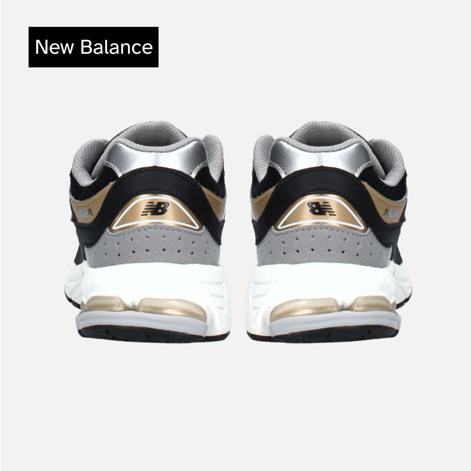 New Balance 2002R Big Kid 'Black Sea Salt Gold'