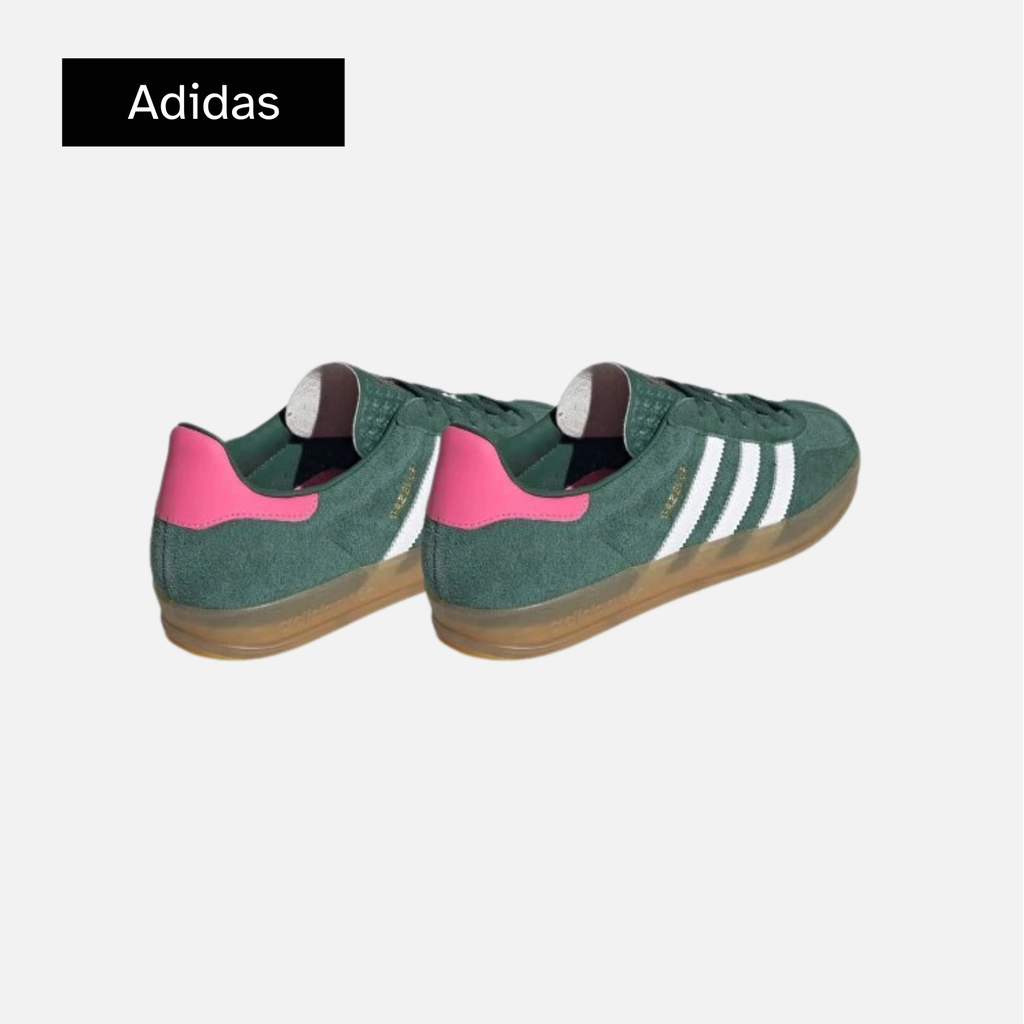 Wmns Gazelle Indoor 'Collegiate Green Pink'