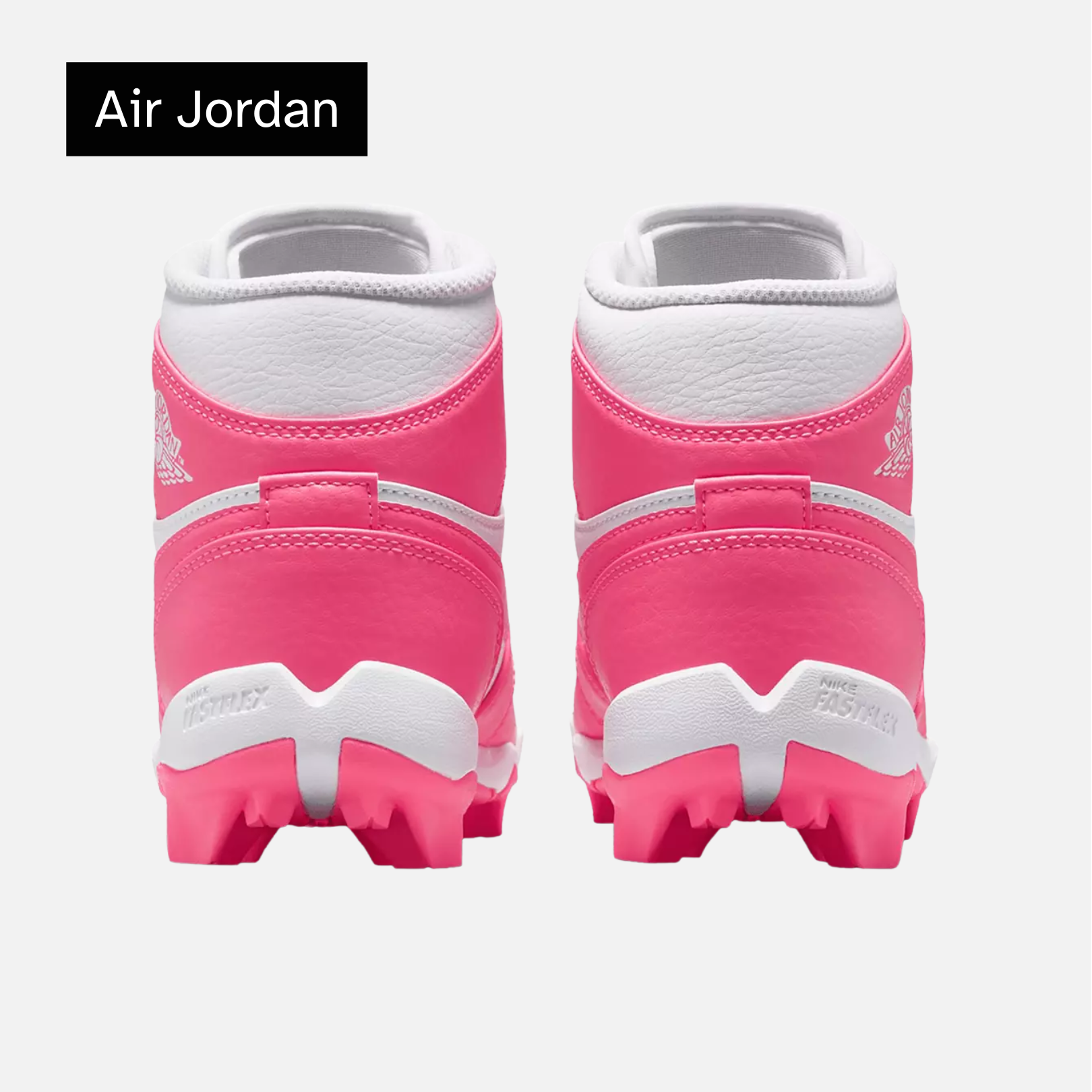 Air Jordan 1 Mid Cleat GS 'White Sunset Pulse'
