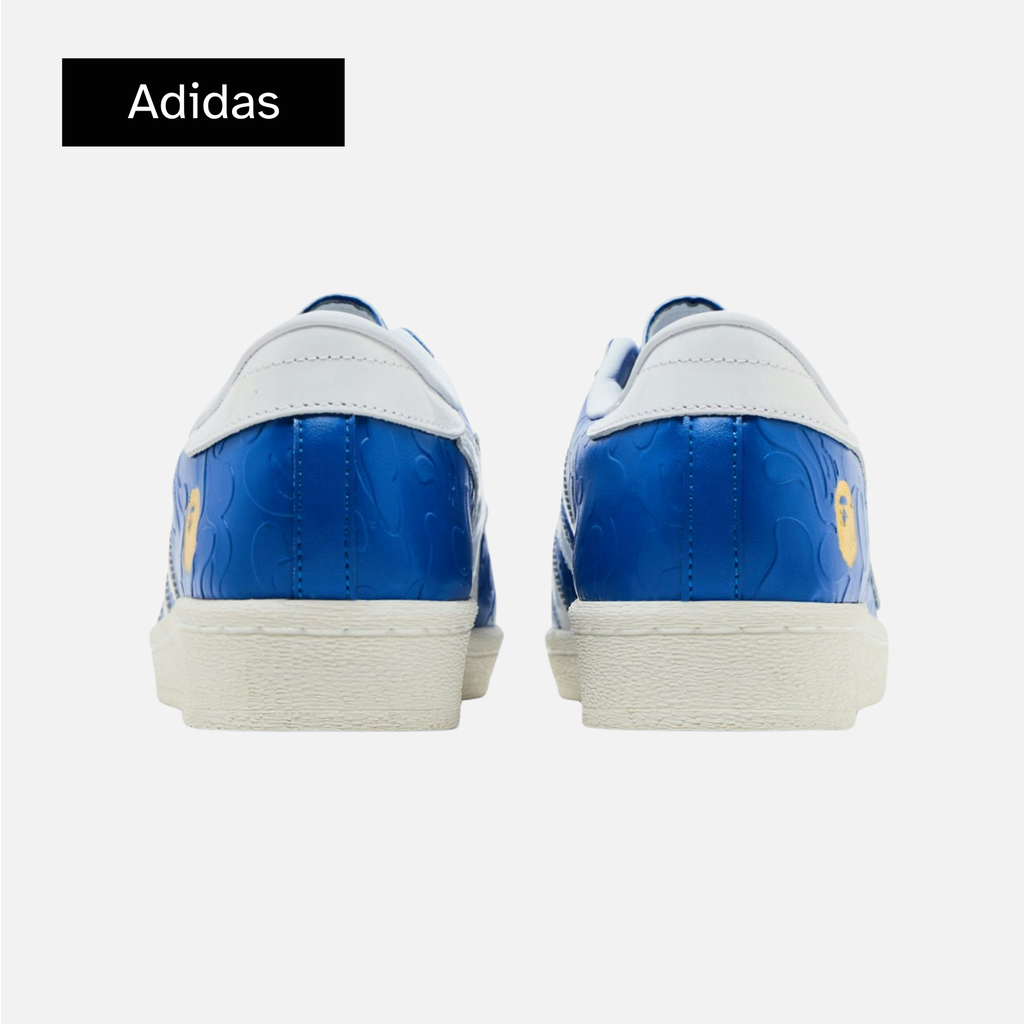 BAPE x adidas Superstar Vintage 'Blue White'
