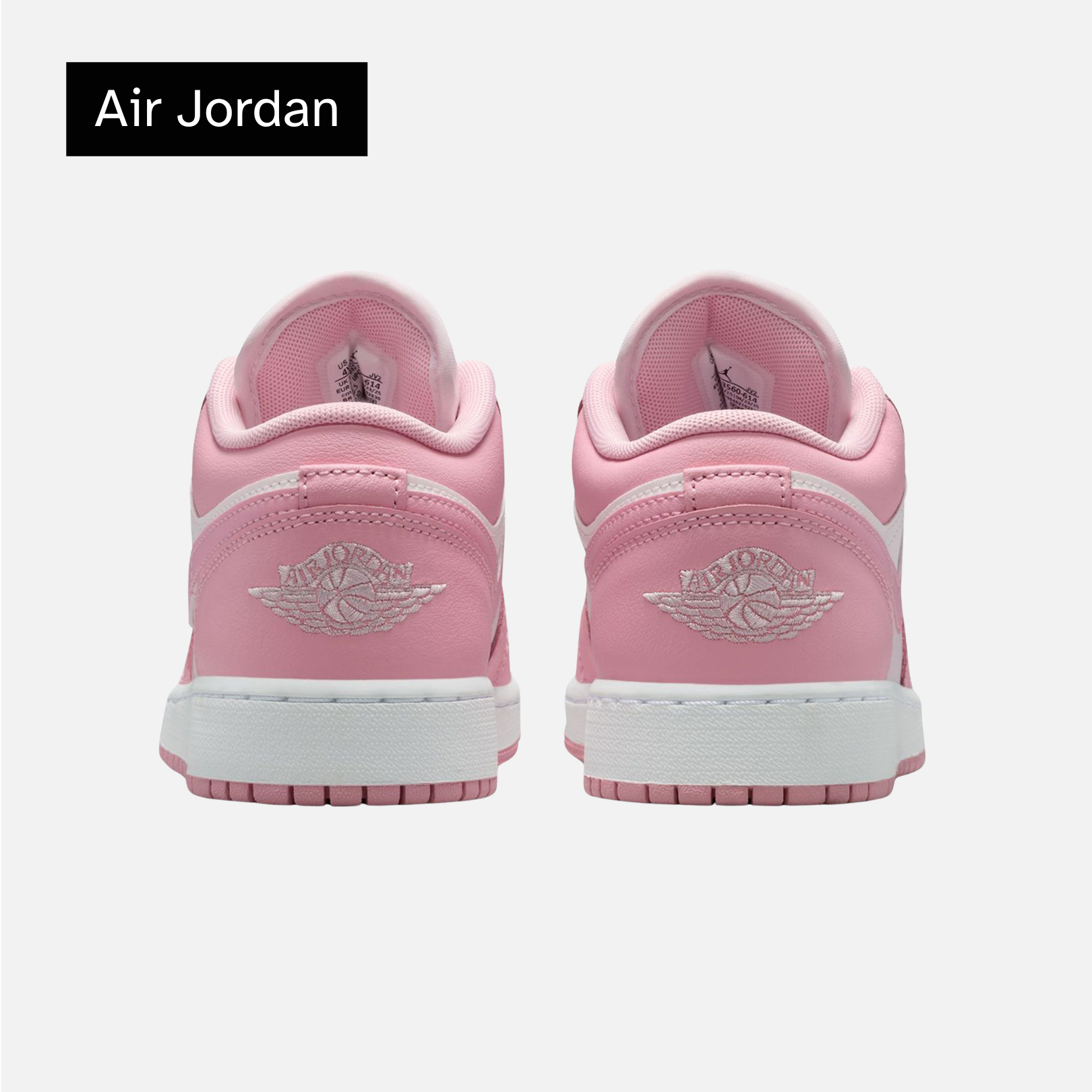 Air Jordan 1 Low GS 'Medium Soft Pink/White/Pearl Pink'