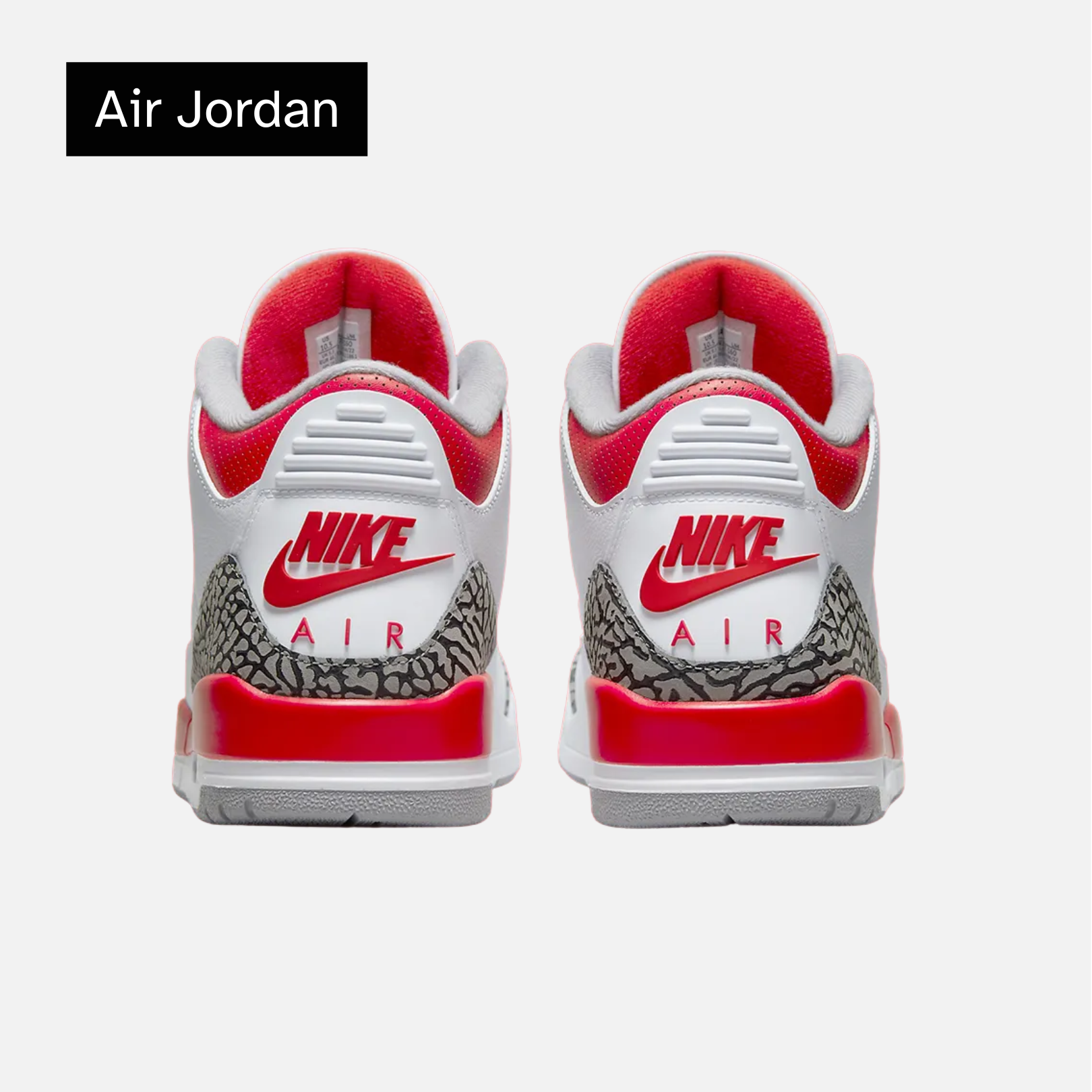 Air Jordan 3 Retro 'Fire Red' 2022