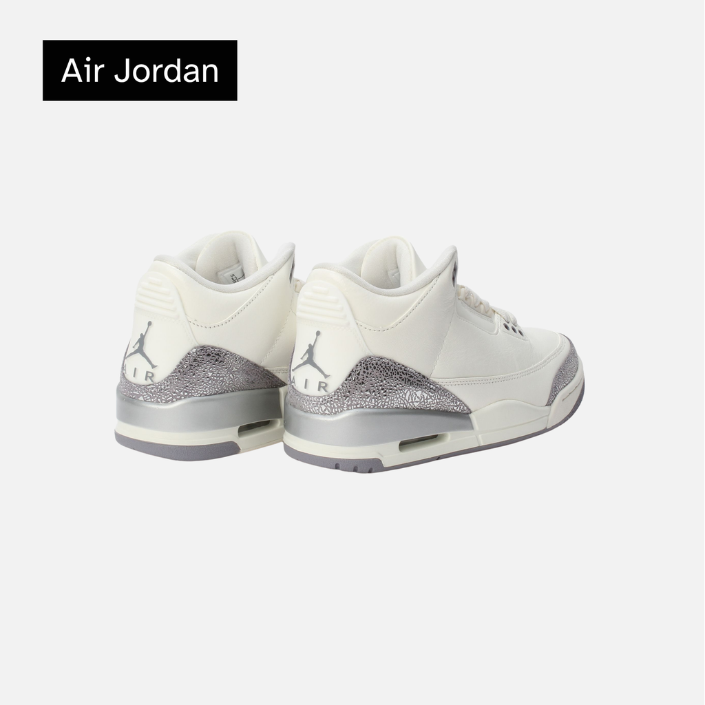 Wmns Air Jordan 3 Retro 'Sail Metallic Silver'
