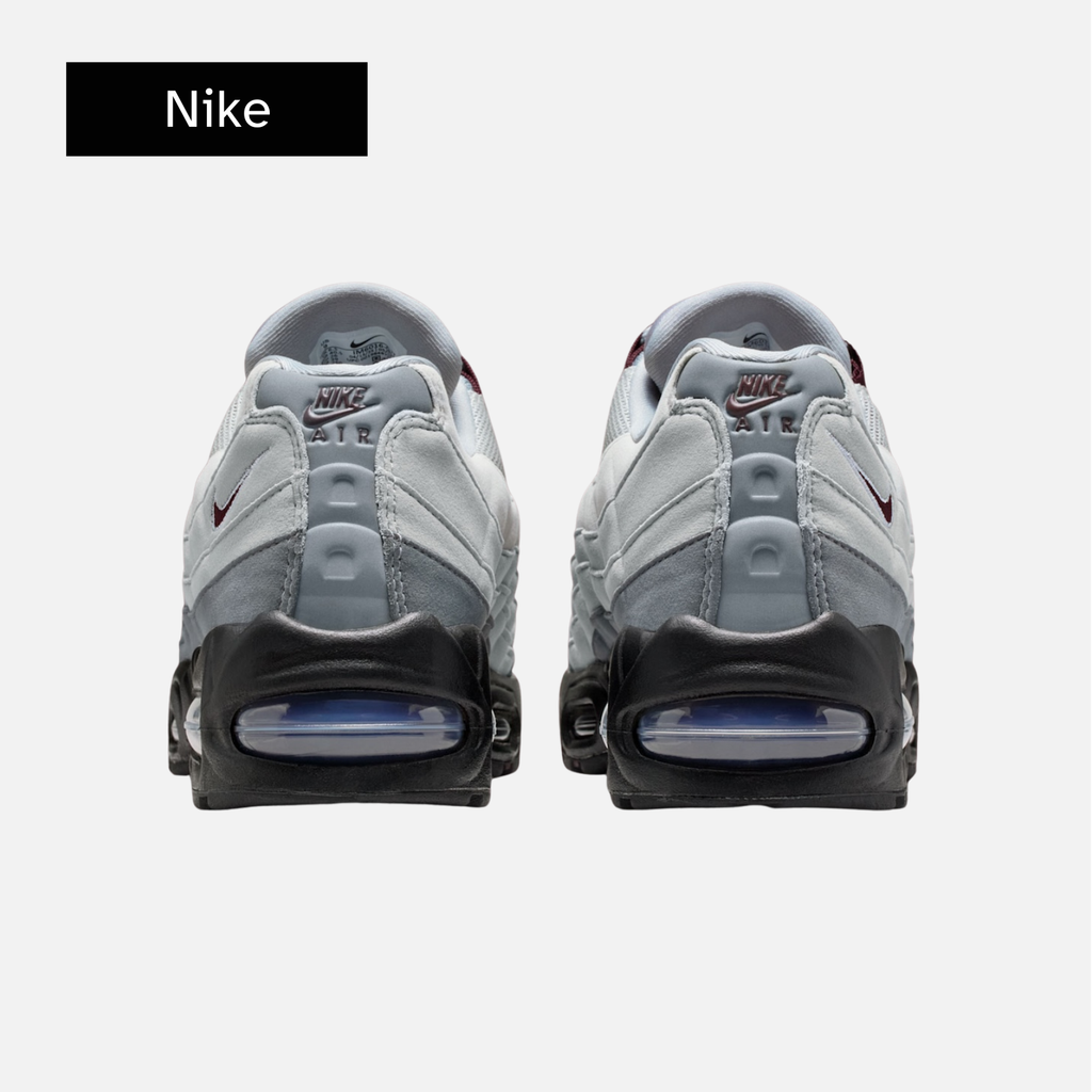 Nike Wmns Air Max 95 'Big Bubble - Smoke Grey Burgundy Crush'