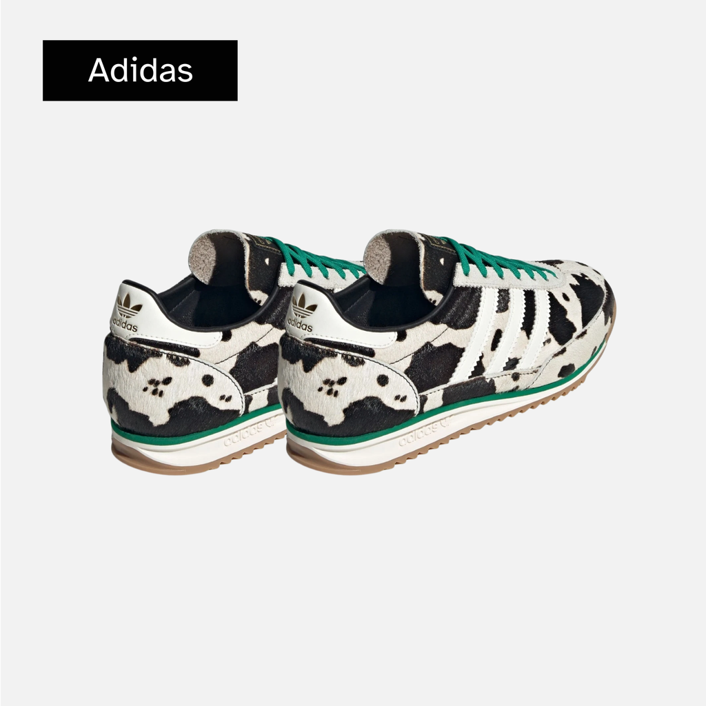 adidas Wmns SL72 OG 'Cowprint - Core Black Court Green'