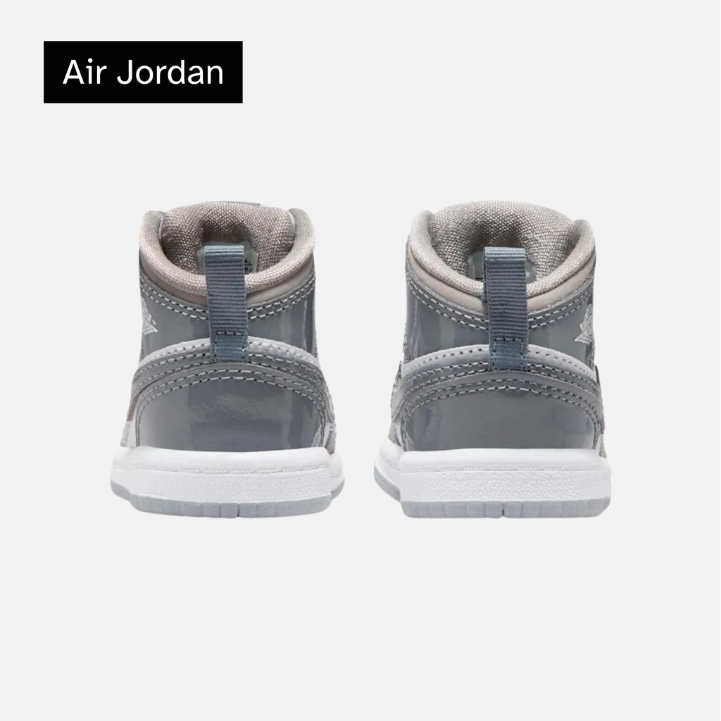 Air Jordan 1 Mid SE TD 'Patent Cool Grey'
