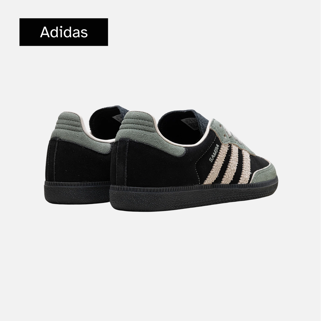 adidas Wmns Samba OG 'Black Silver Green'