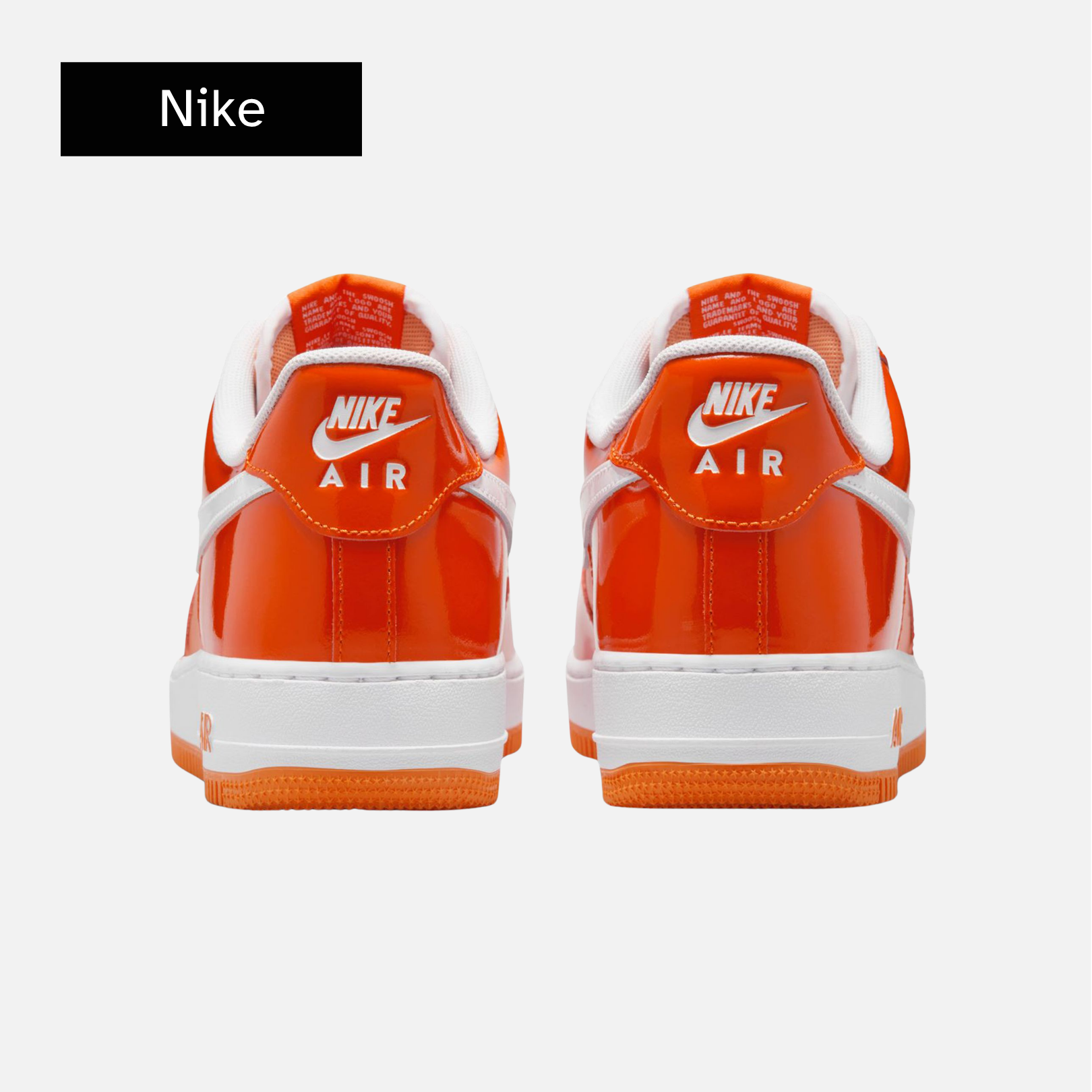 Nike Air Force 1 '07 LV8 'Safety Orange Patent'