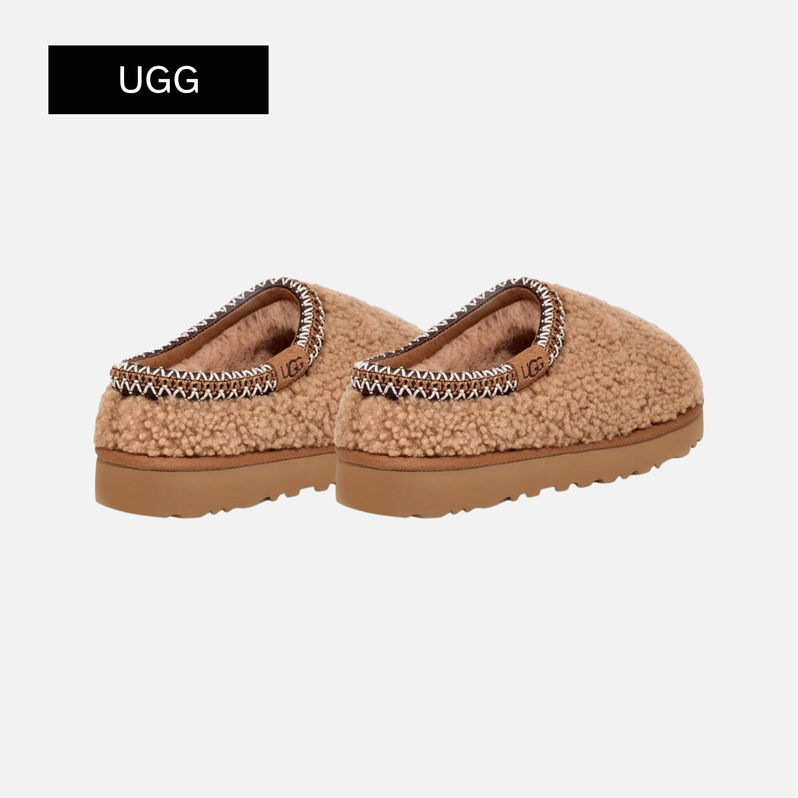 UGG Wmns Tasman Slipper 'Maxi Curly - Chestnut'