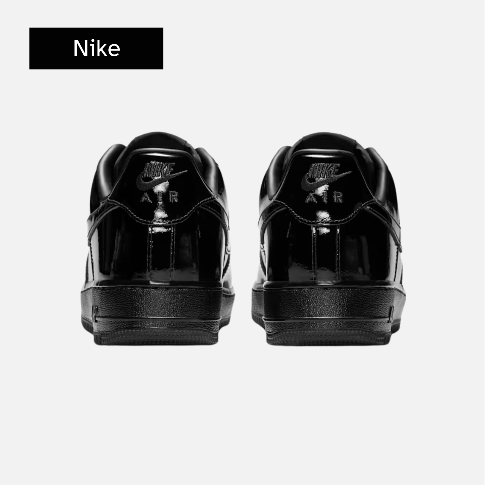 Nike Air Force 1 Low Patent Leather Premium 'Black'