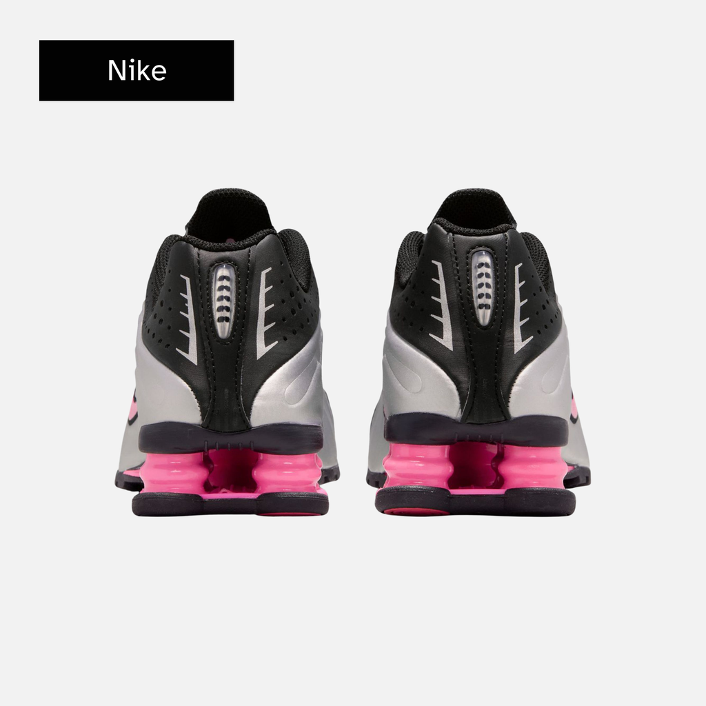Nike Shox R4 GS 'Black Metallic Silver Pinksicle'
