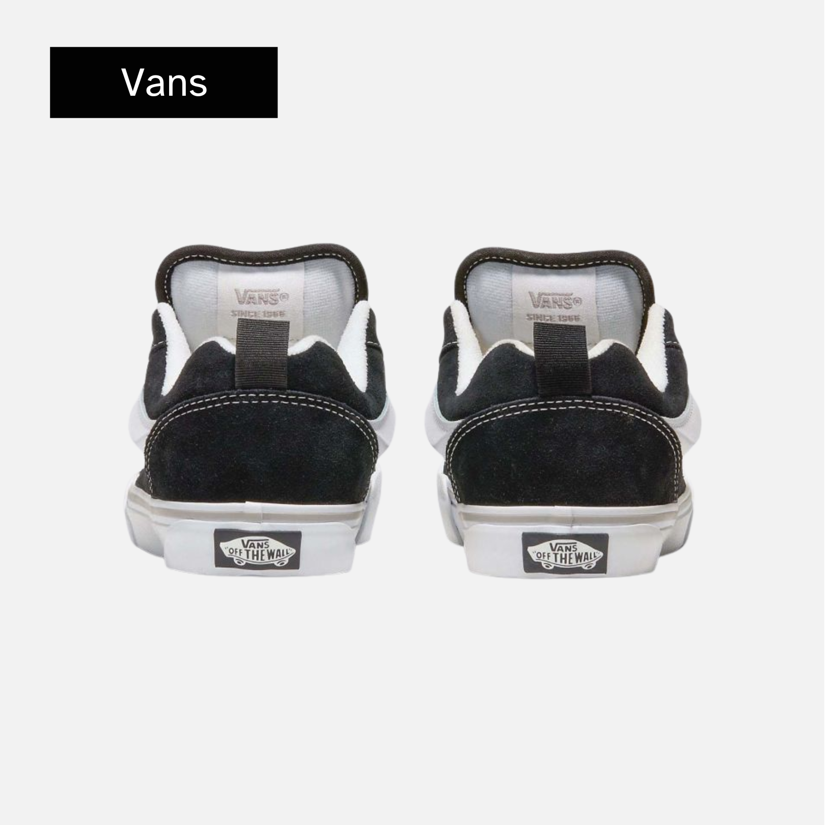 Vans Knu-Skool Kids 'Black White Grey'