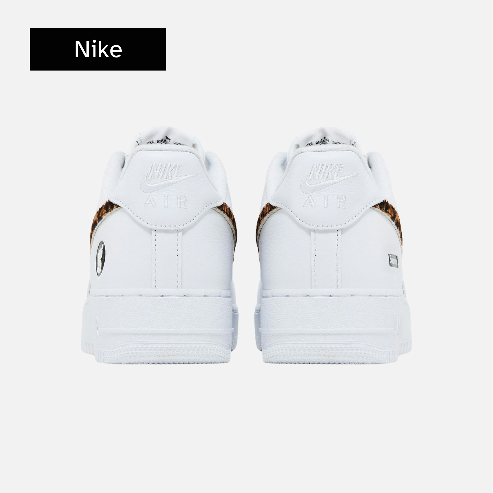 Supreme x GOODENOUGH x Nike Air Force 1 Low 'White Cheetah Print'
