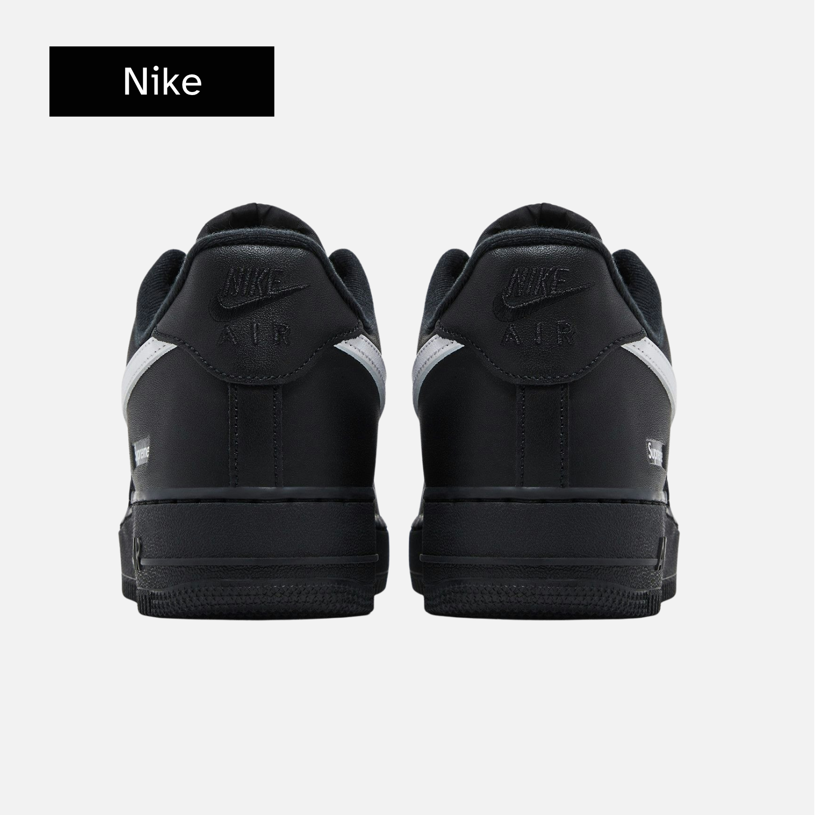 Supreme x Nike Air Force 1 Low 'Box Logo - Black White'