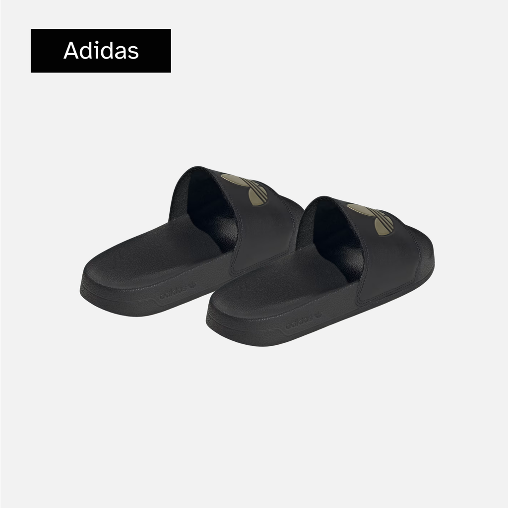 Adidas Wmns Adilette Lite Slide 'Black Matte Gold'
