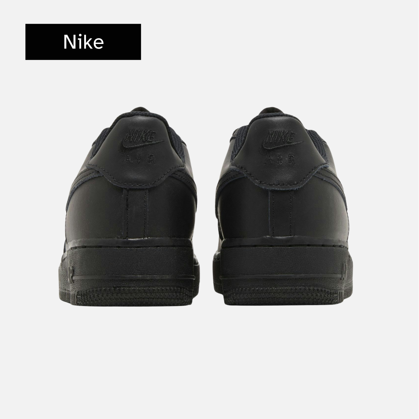 Nike Air Force 1 LE GS 'Triple Black'