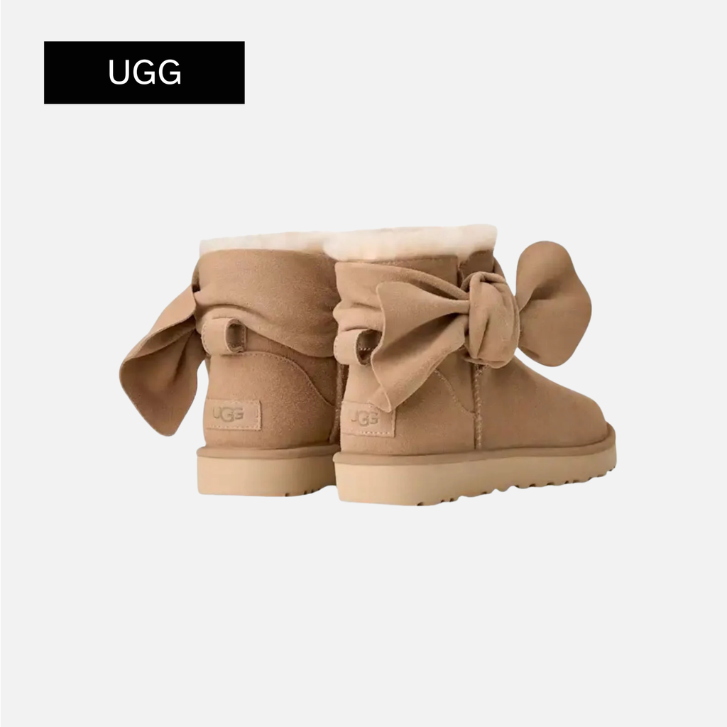 UGG Wmns Classic Mini Bow 'Sand'
