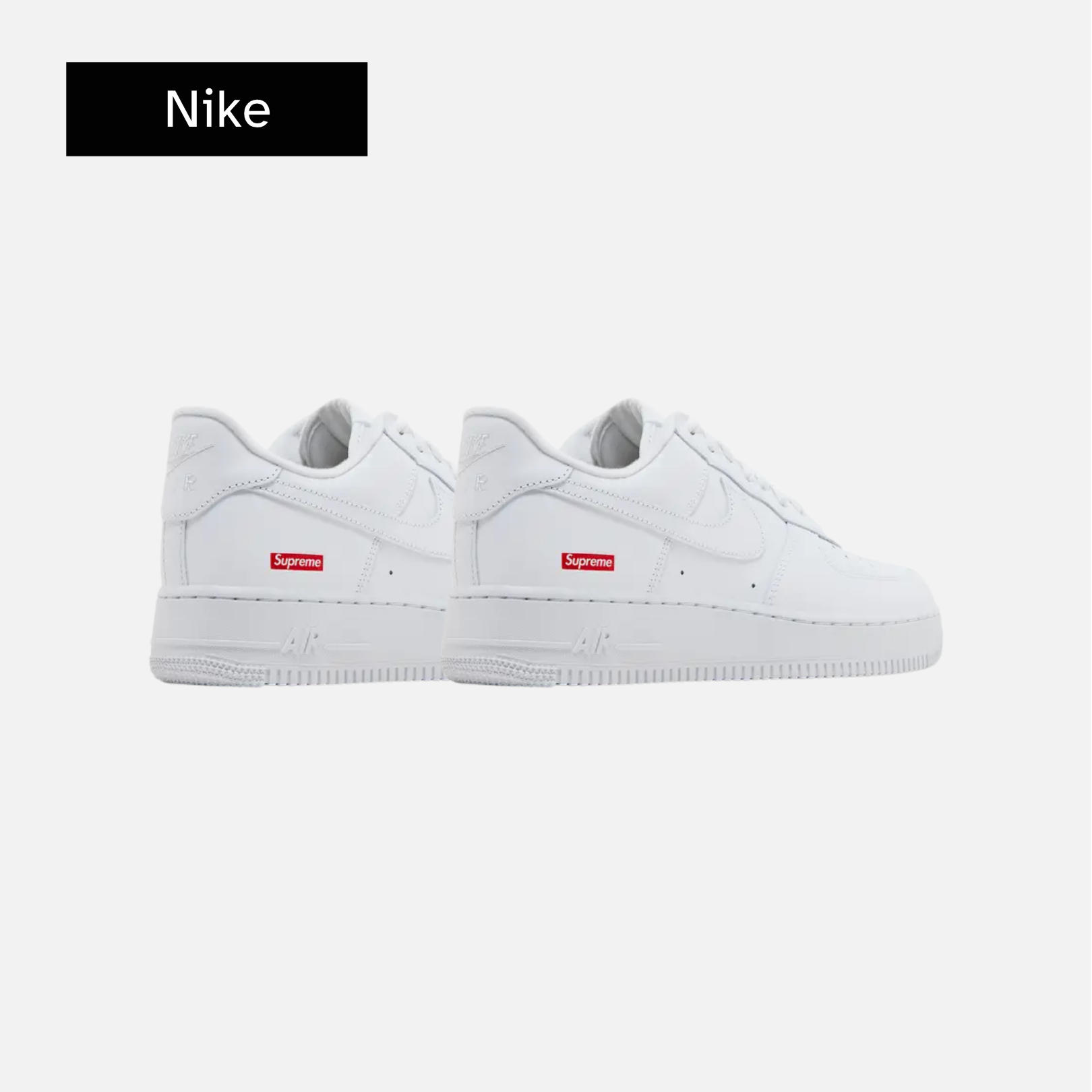 Supreme x Nike Air Force 1 Low 'Box Logo - White'