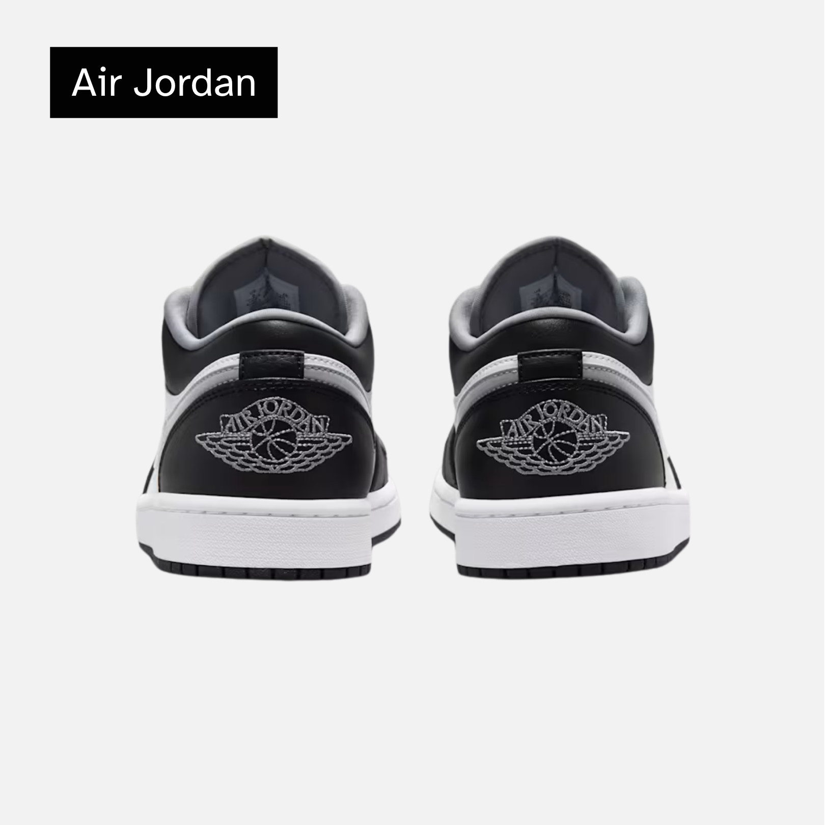 Air Jordan 1 Low 'Black Medium Grey'