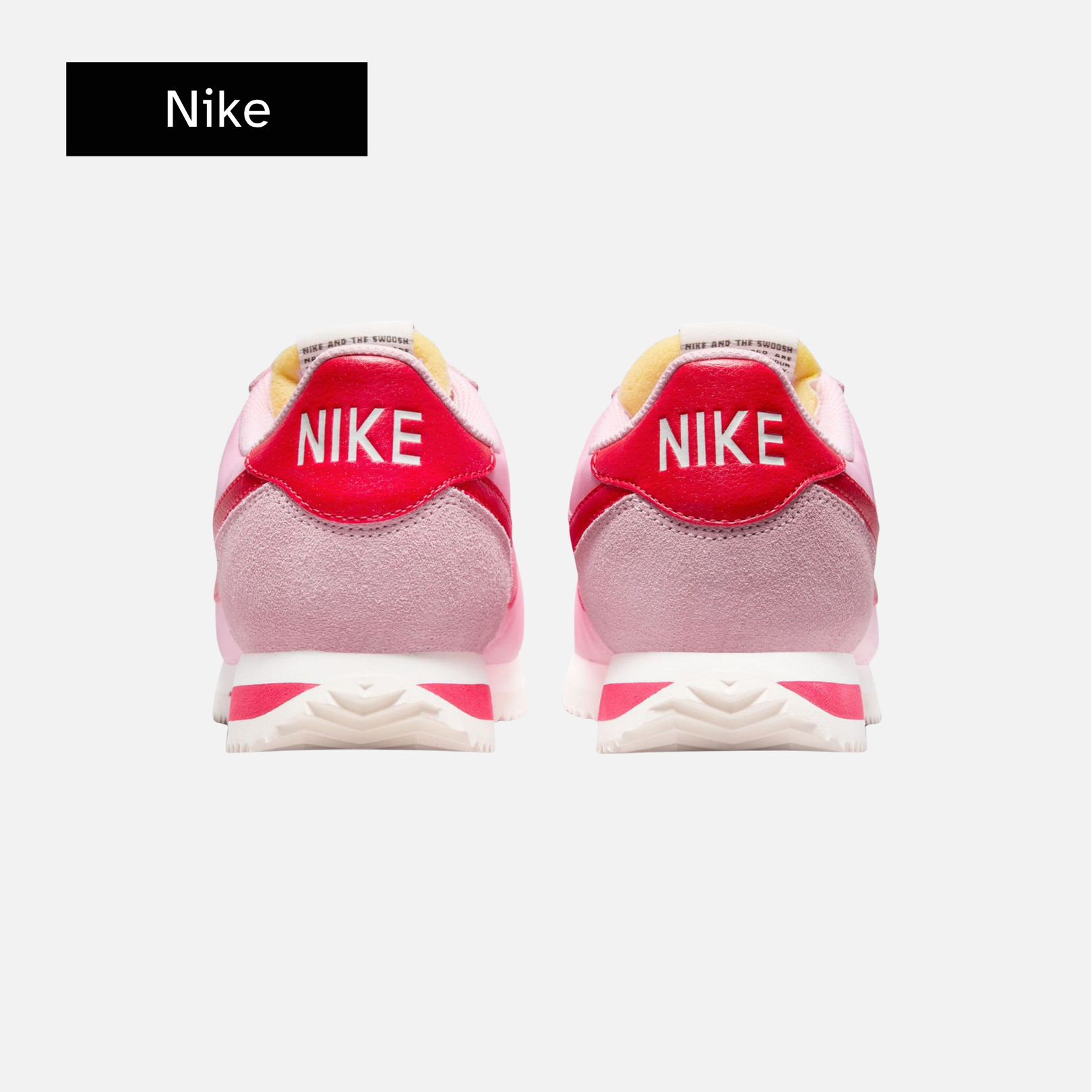 Wmns Cortez TXT 'Soft Pink Fire Red'