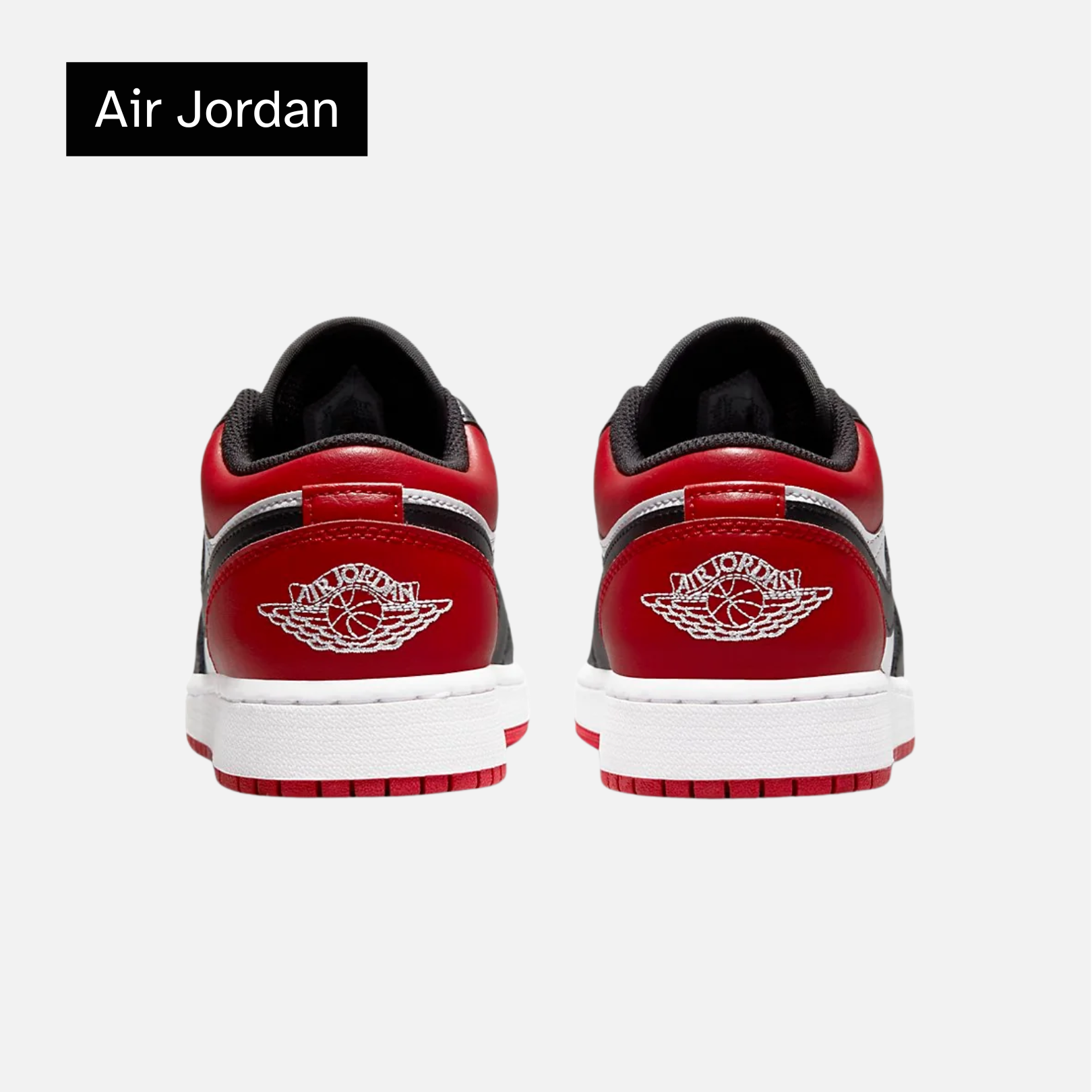Air Jordan 1 Low GS 'Bred Toe'