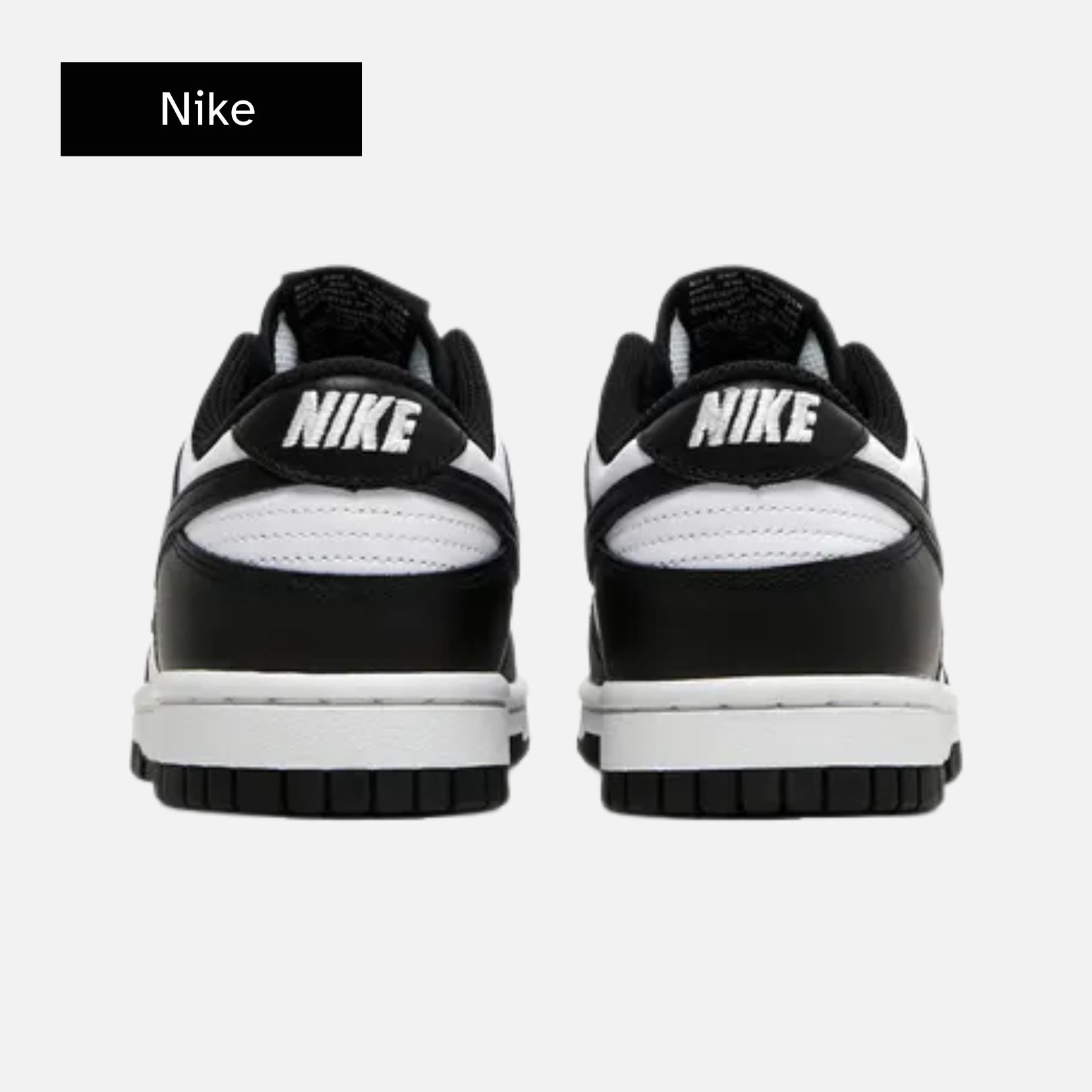 Wmns Dunk Low 'Black White'