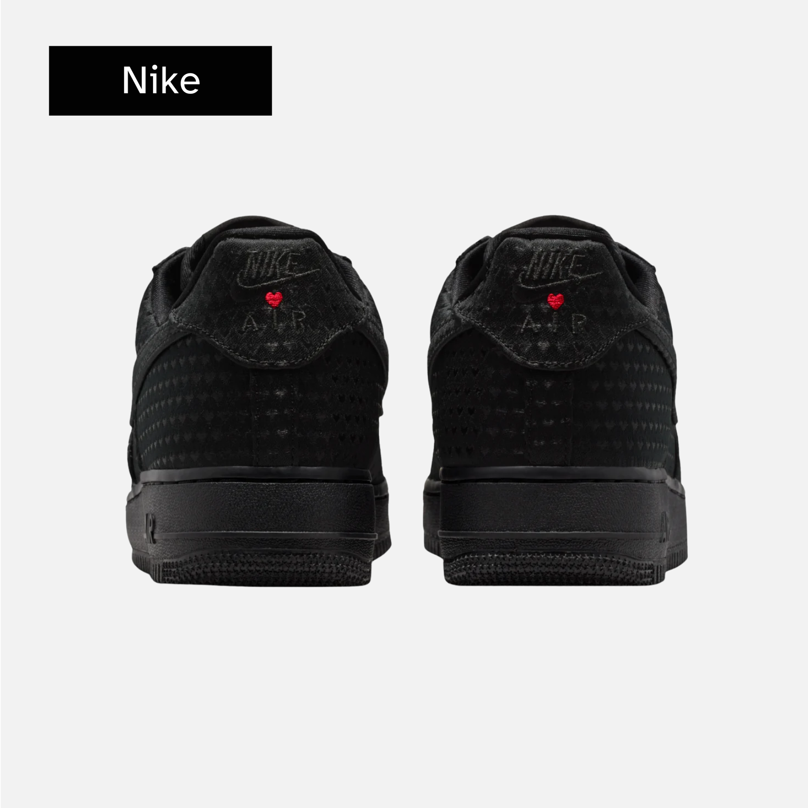 Nike Air Force 1 Low 'Valentine's Day Triple Black' 2026