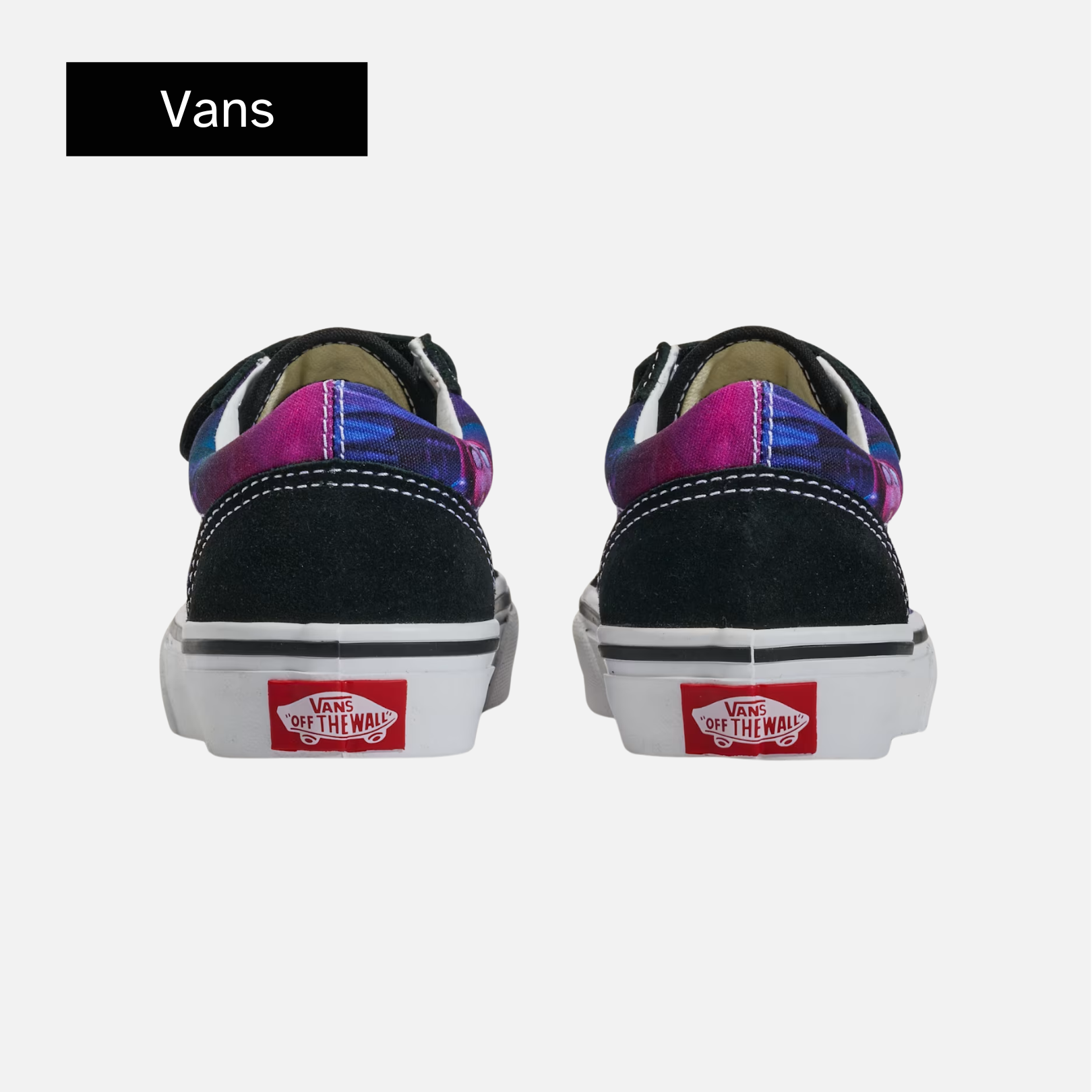 K-Pop Demon Hunters x Vans Old Skool Little Kid 'Black Purple'
