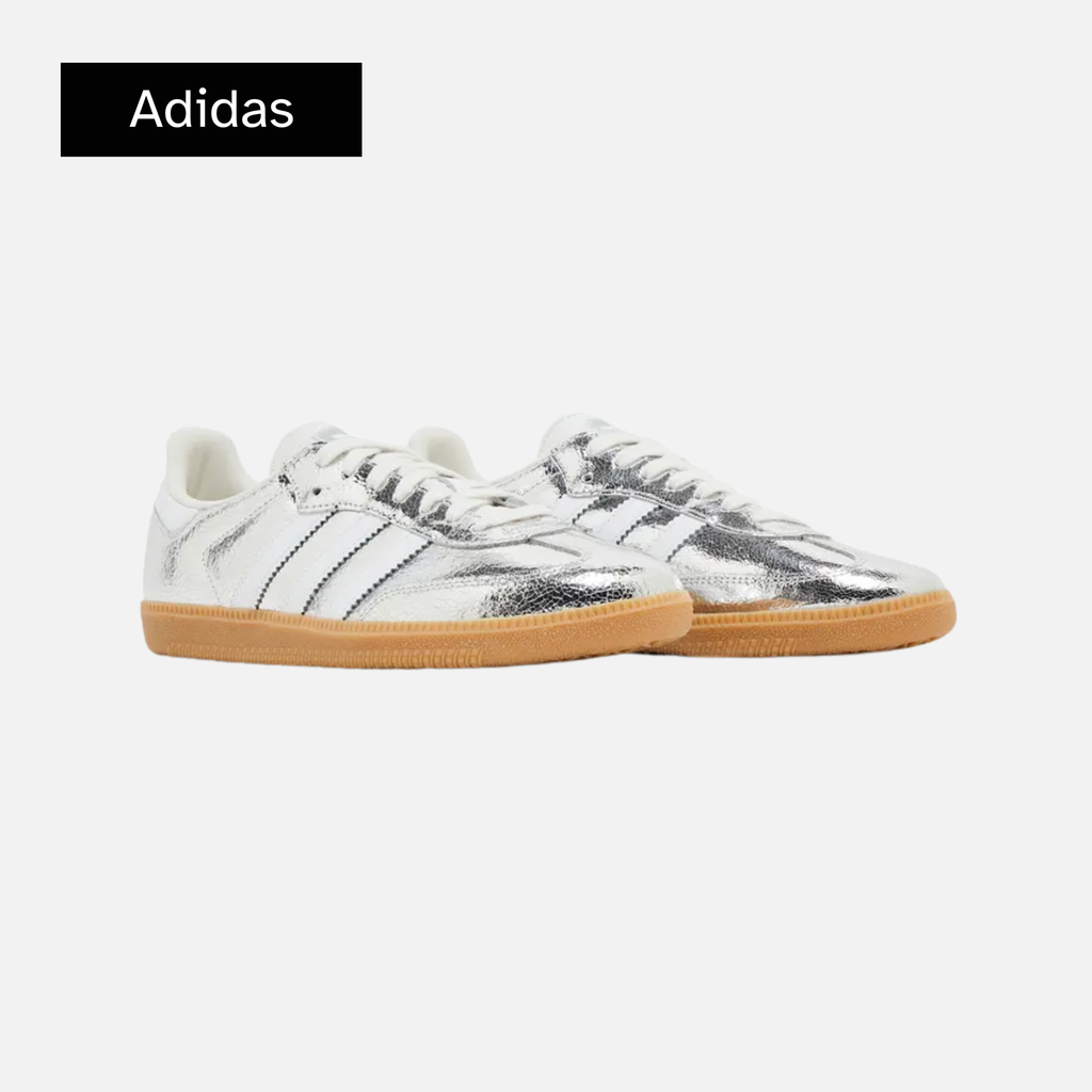 Wmns Samba OG 'Silver Metallic Cracked Leather'