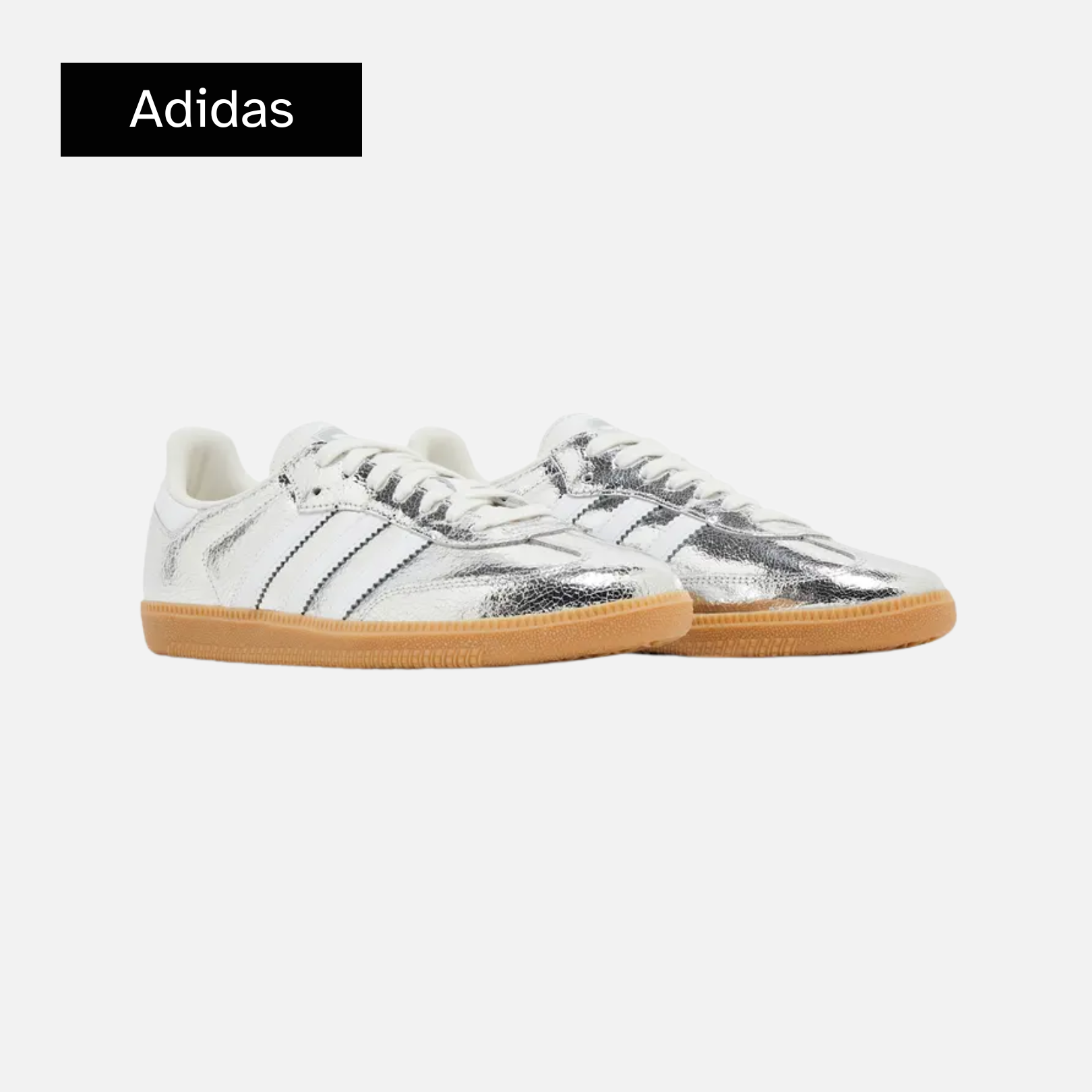 Wmns Samba OG 'Silver Metallic Cracked Leather'