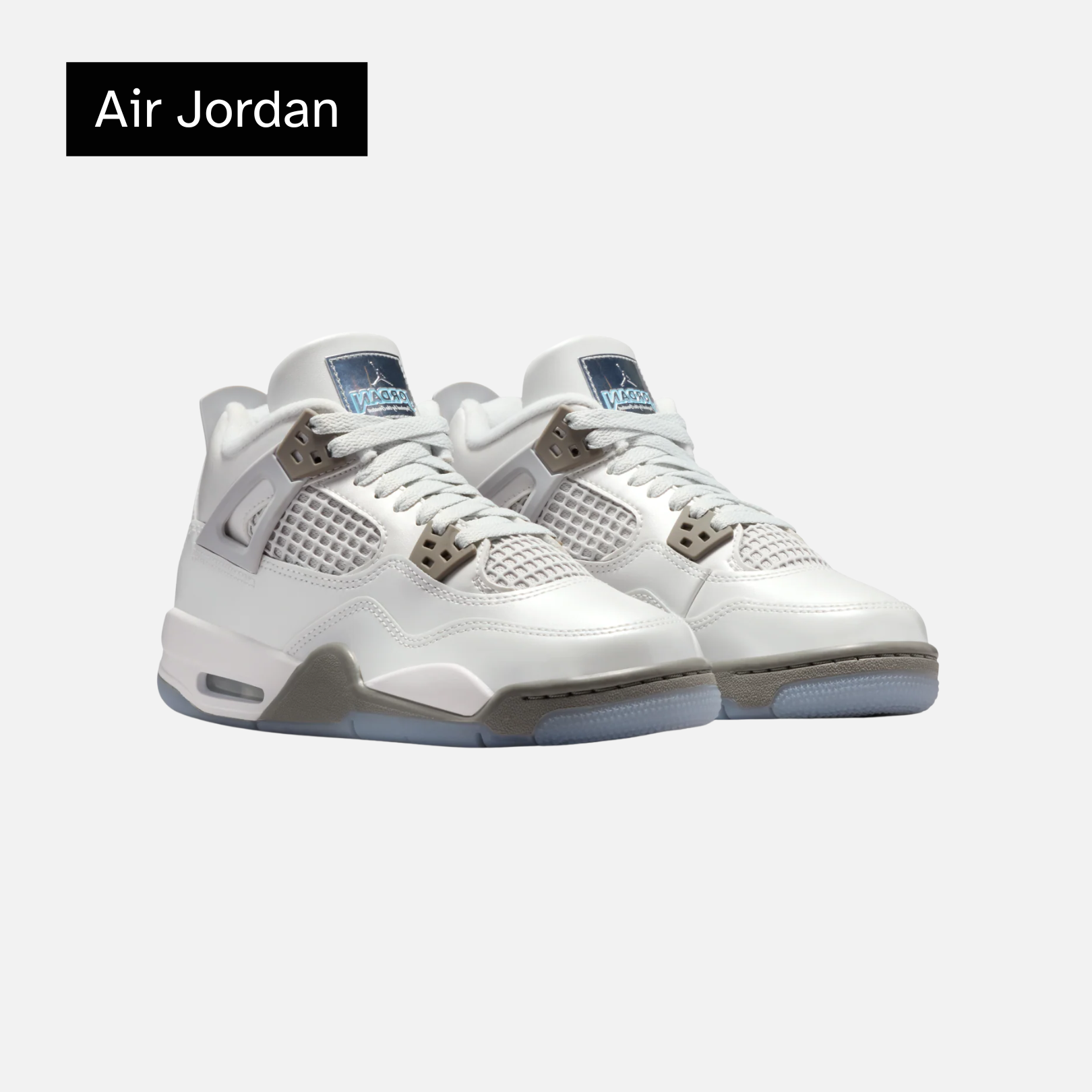 Air Jordan 4 Retro GS 'Photon Dust Blue Chill'
