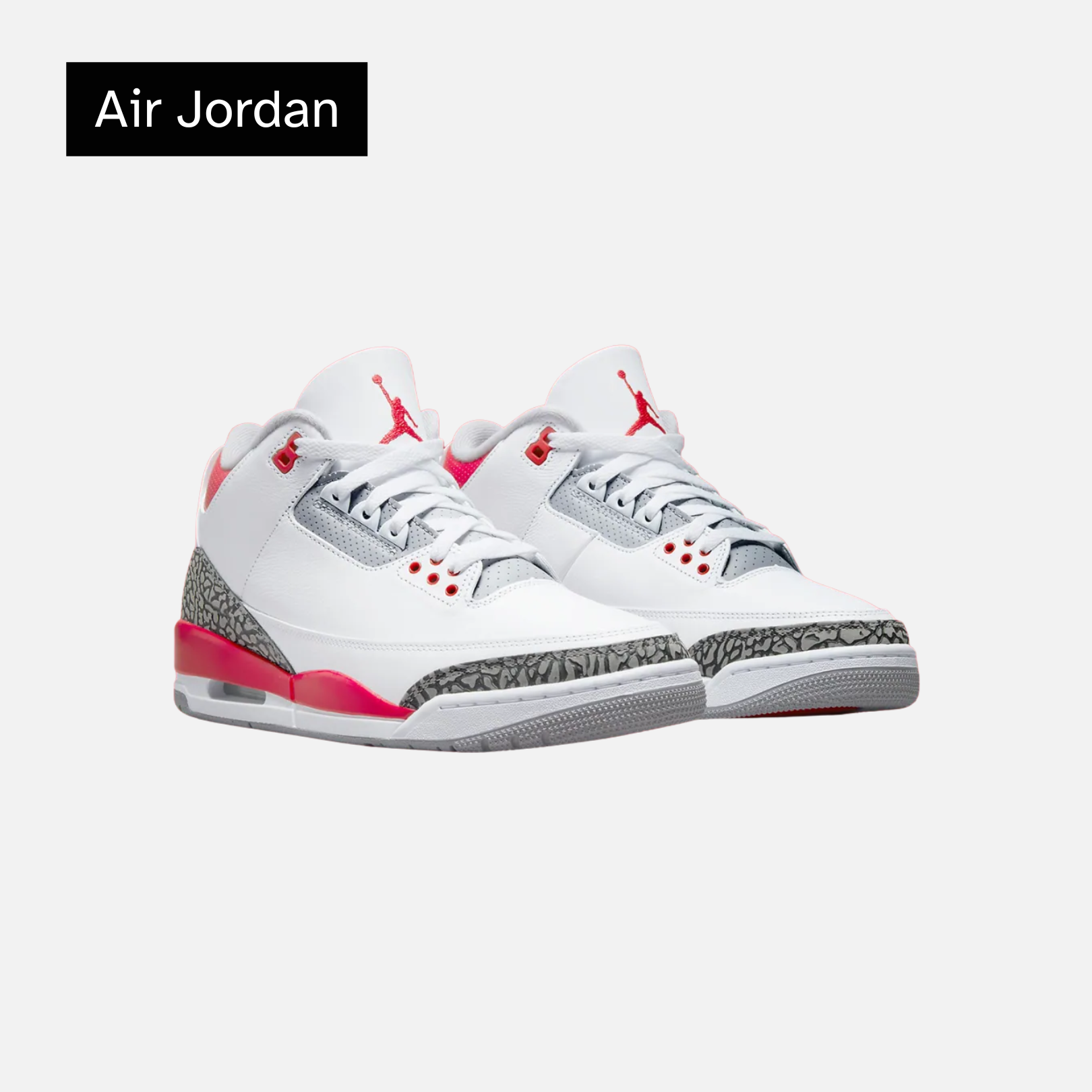 Air Jordan 3 Retro 'Fire Red' 2022
