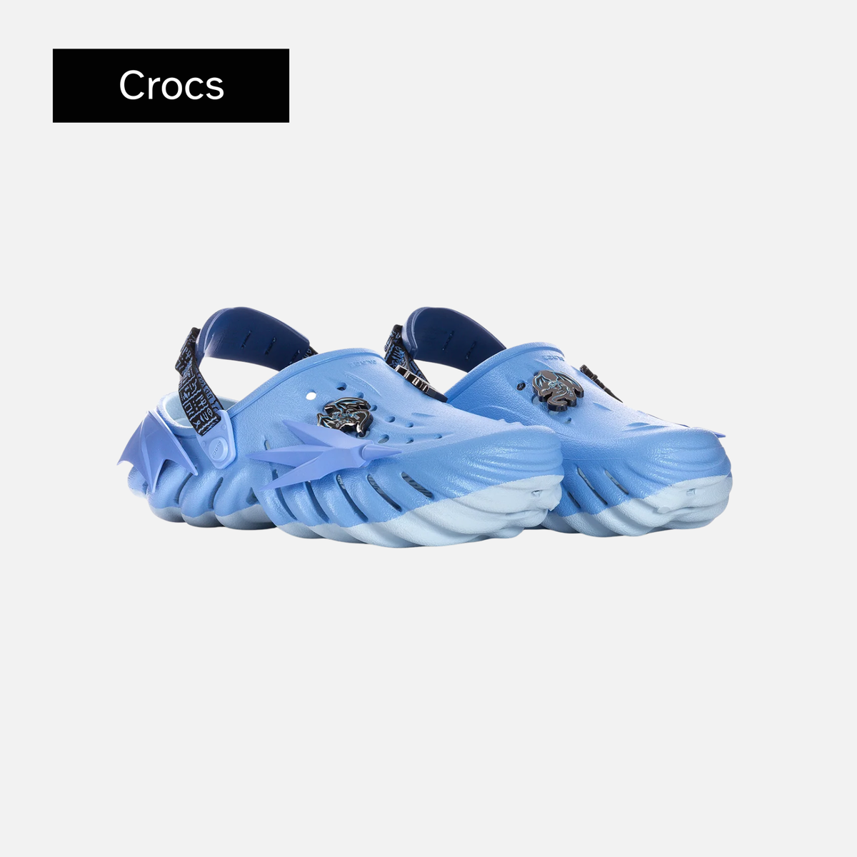 Crocs Echo Clog Yu-Gi-Oh! Blue-Eyes White Dragon 'Blue White'