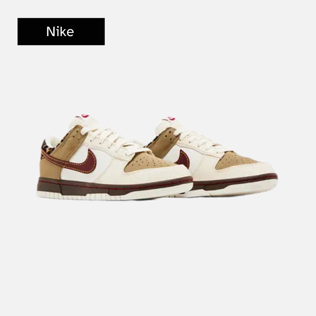 Nike Wmns Dunk Low 'Khaki Team Red'