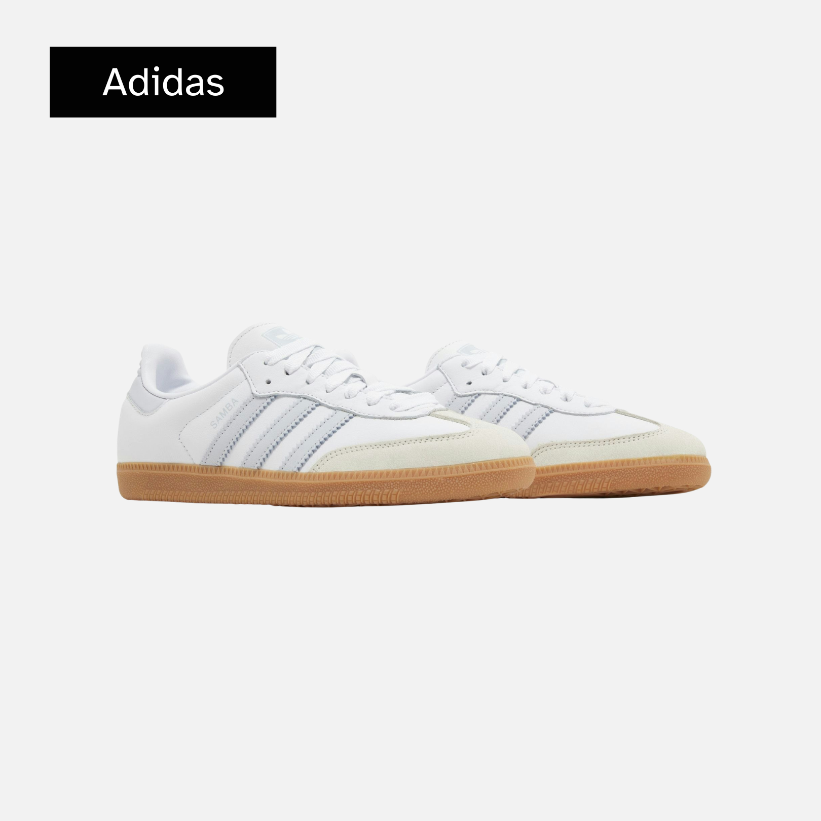 adidas Wmns Samba OG 'White Halo Blue Gum'