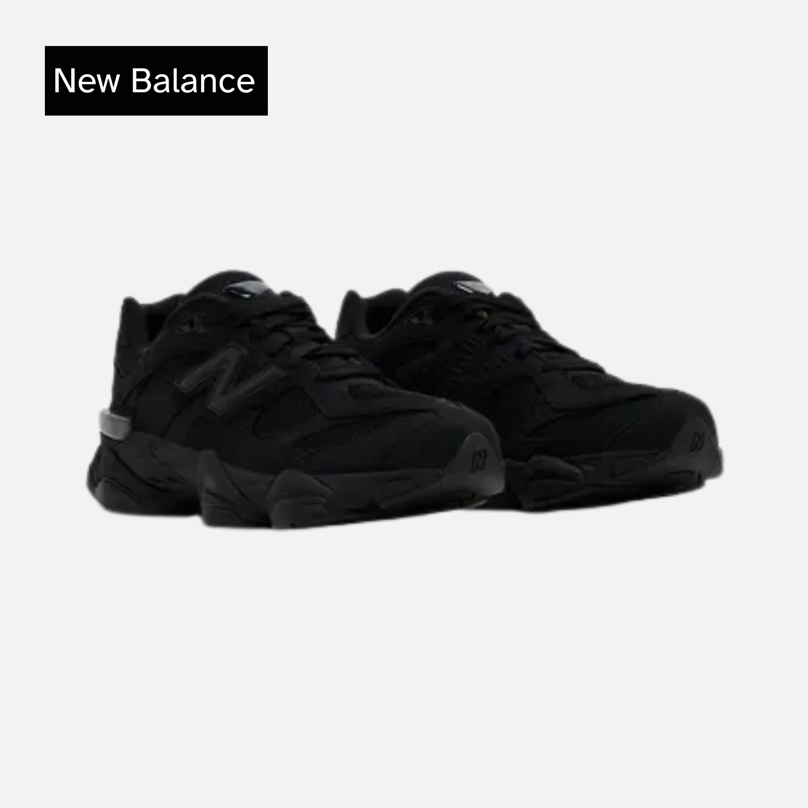 9060 Big Kid 'Triple Black Suede'