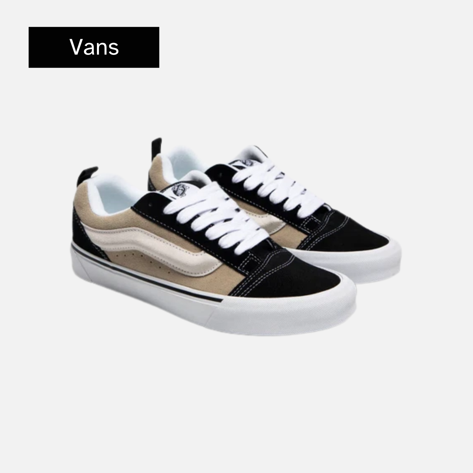 Vans Knu Skool Beige / Black