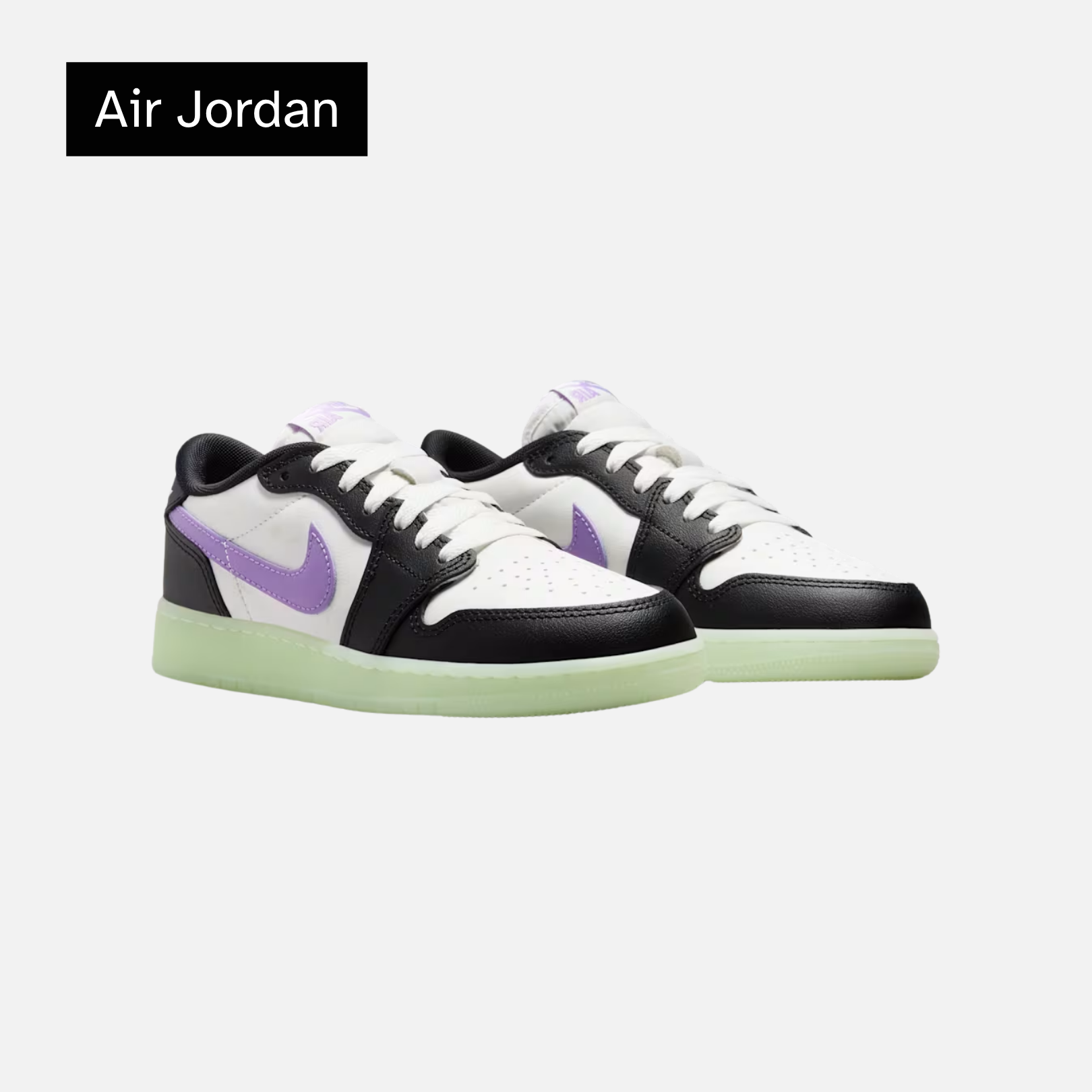 Air Jordan 1 Retro Low OG GS 'Black Raspberry'