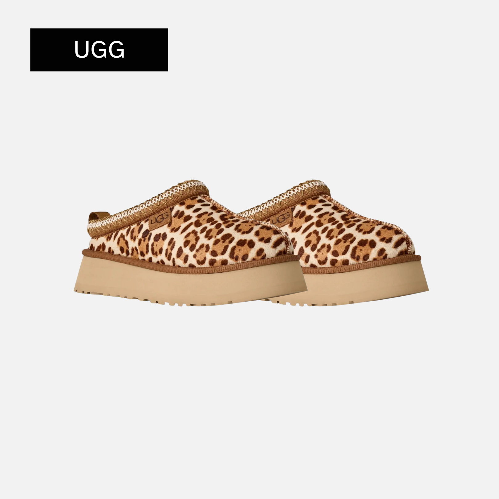 UGG Wmns Tazz Plains Slipper 'Felicity Leopard Jasmine'