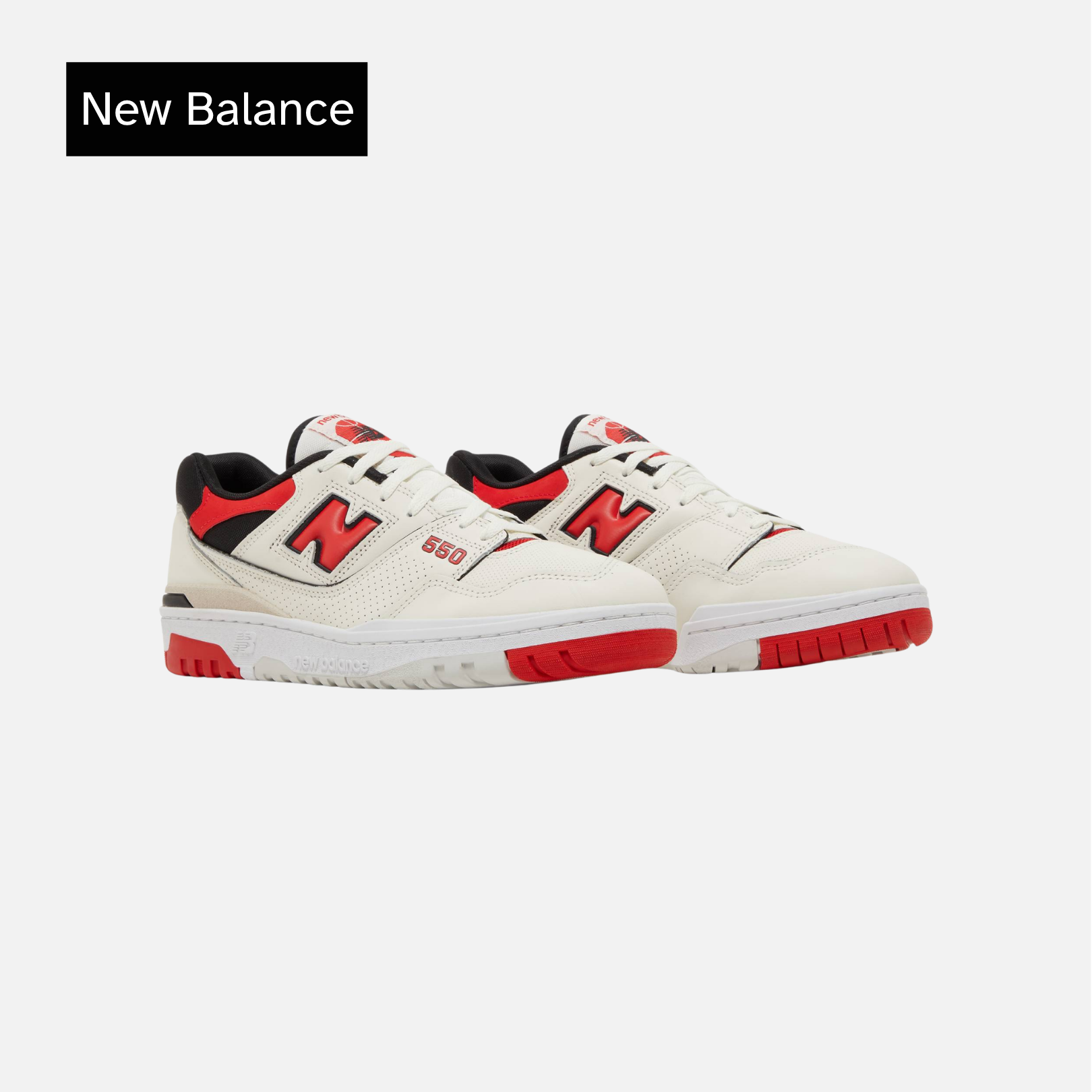 New Balance 550 'Sea Salt True Red'