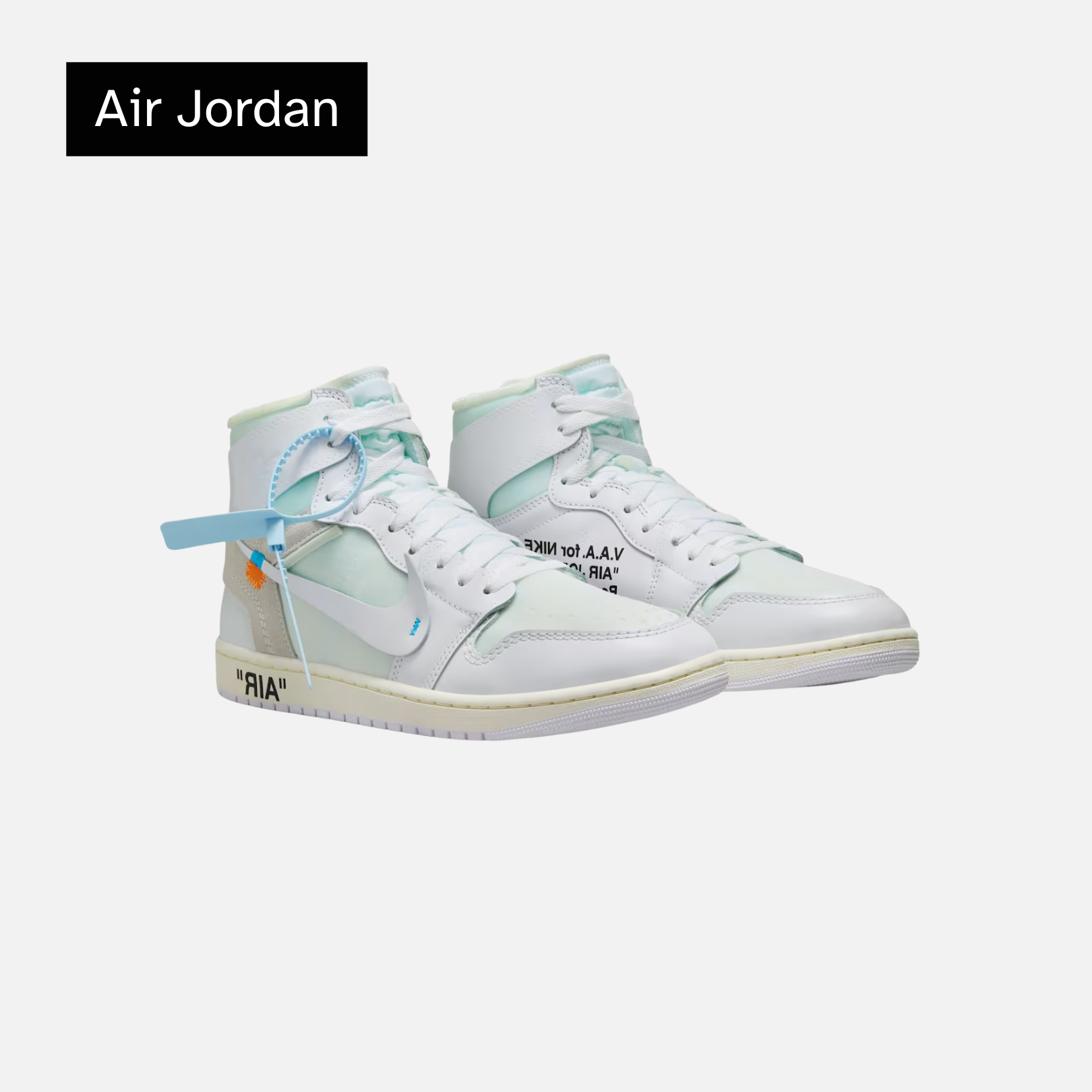 Virgil Abloh Archive x Air Jordan 1 Retro High OG 'Alaska'