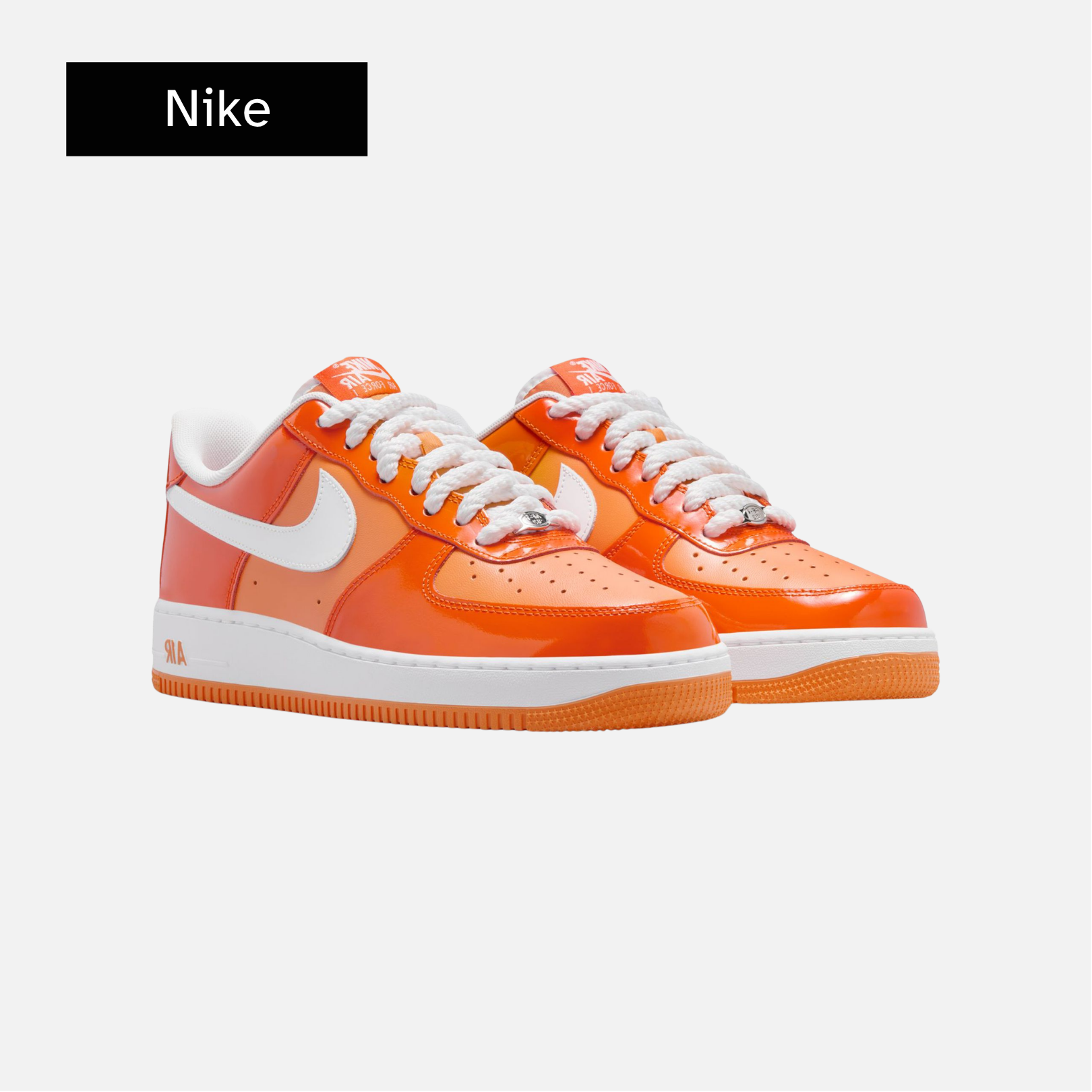 Nike Air Force 1 '07 LV8 'Safety Orange Patent'