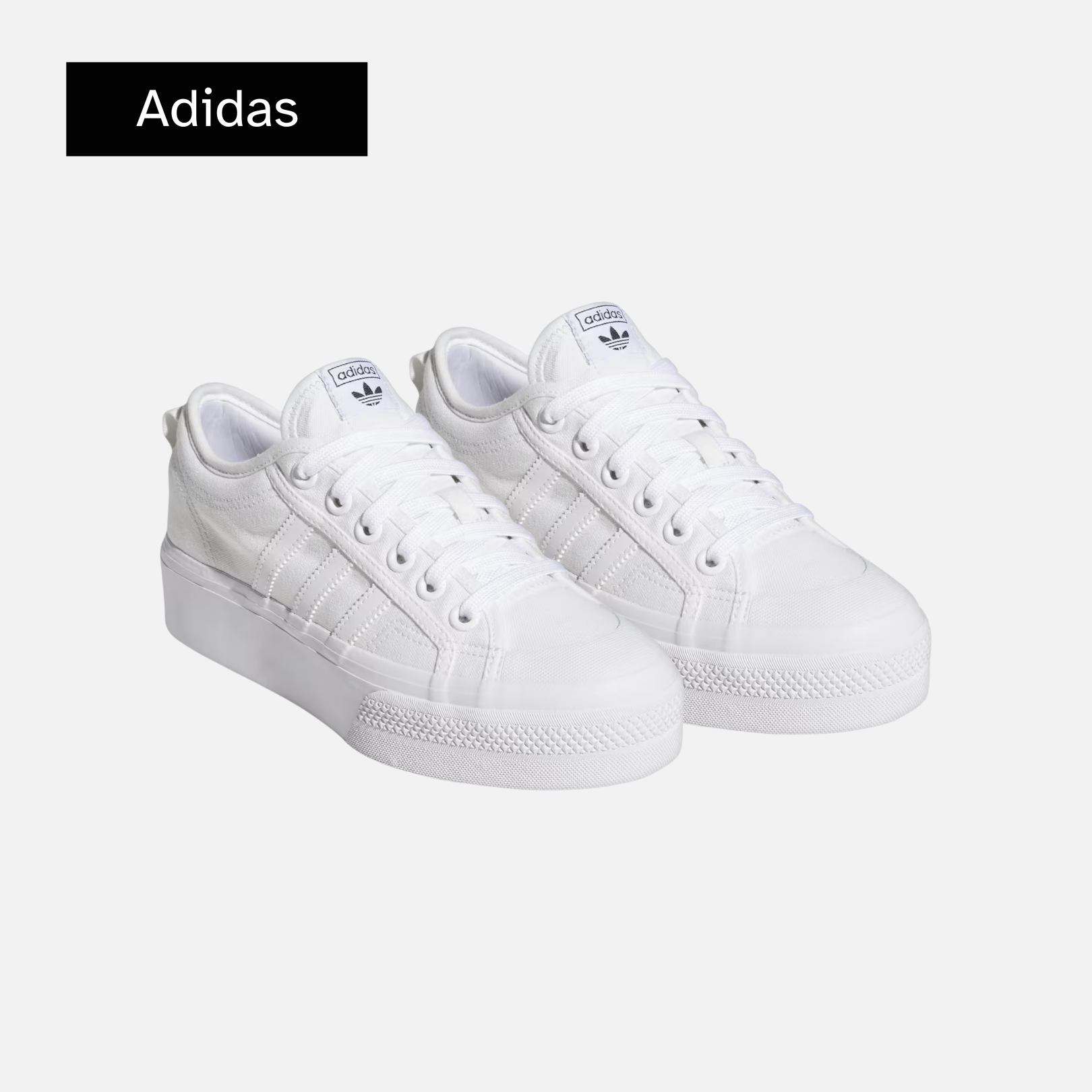 adidas Wmns Nizza Platform 'Triple White'