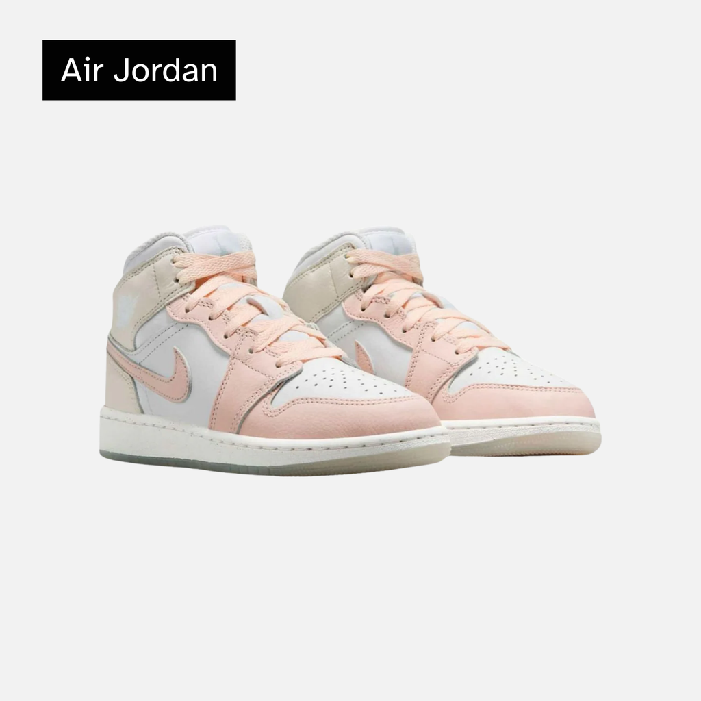 Air Jordan 1 Mid GS 'Sail Guava Ice'