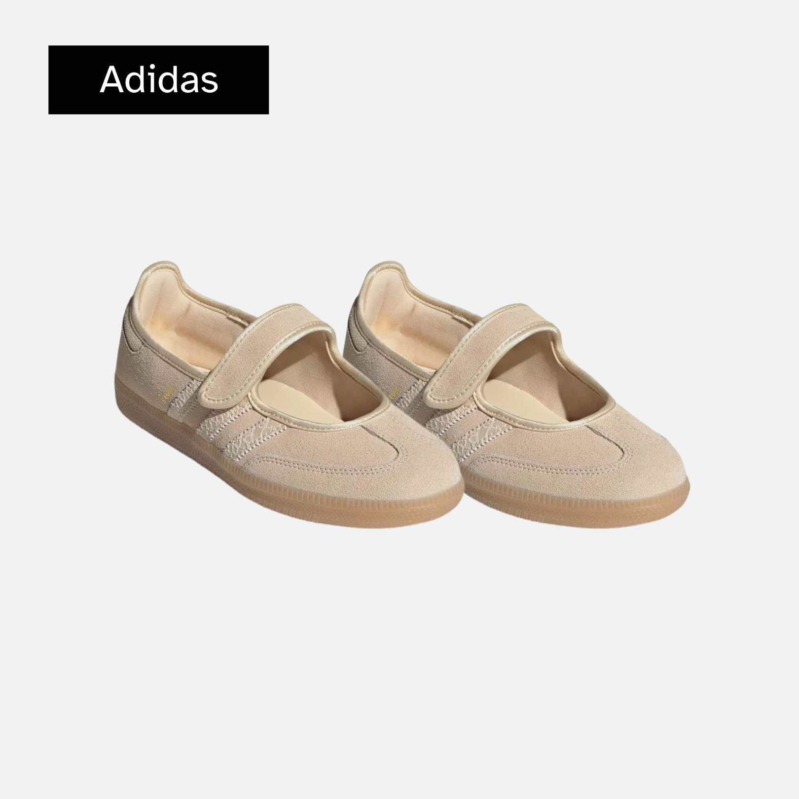 adidas Wmns Originals Samba Jane Suede Casual 'Sand Strata'