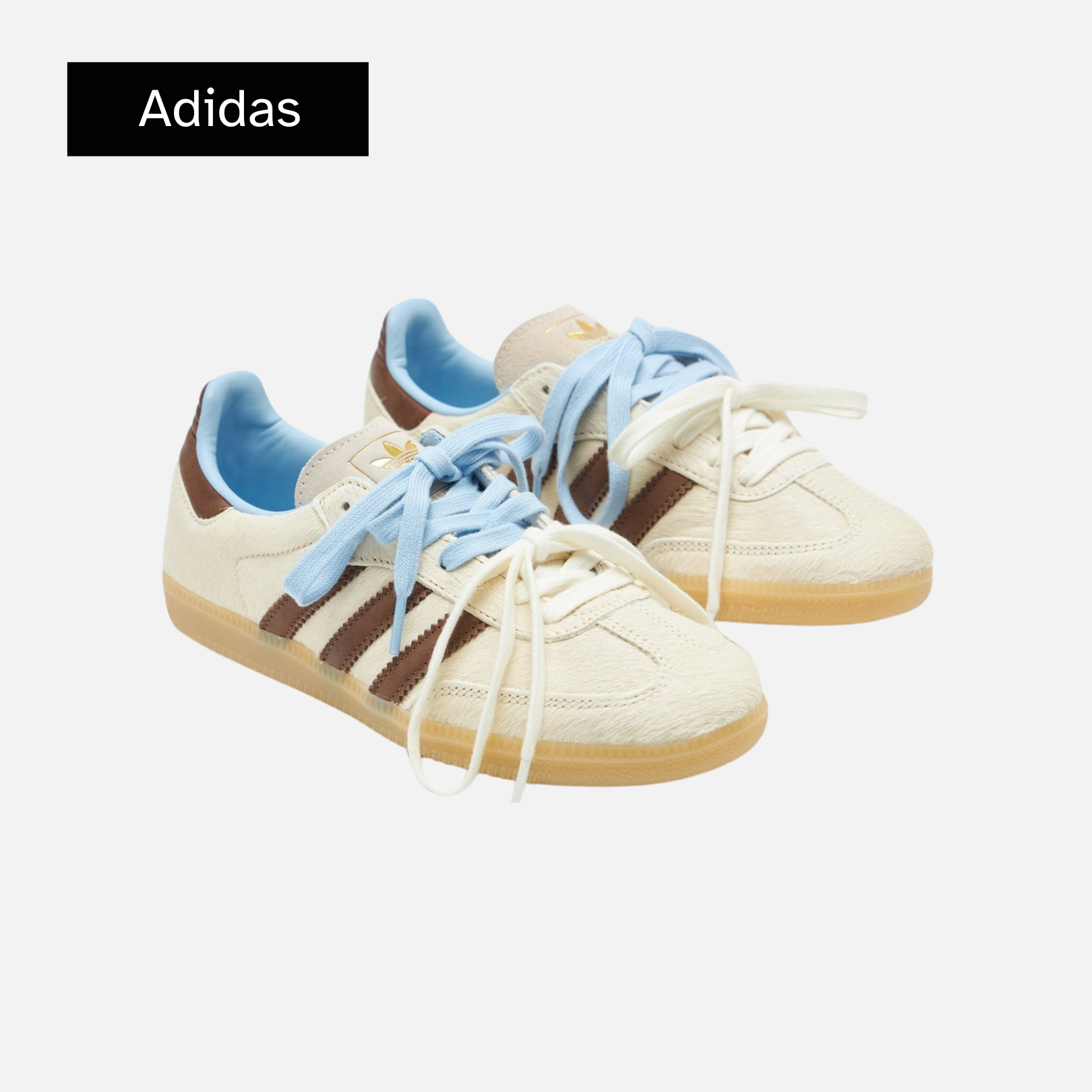 adidas Samba OG Cream White Earth Strata Pony Hair WMNS