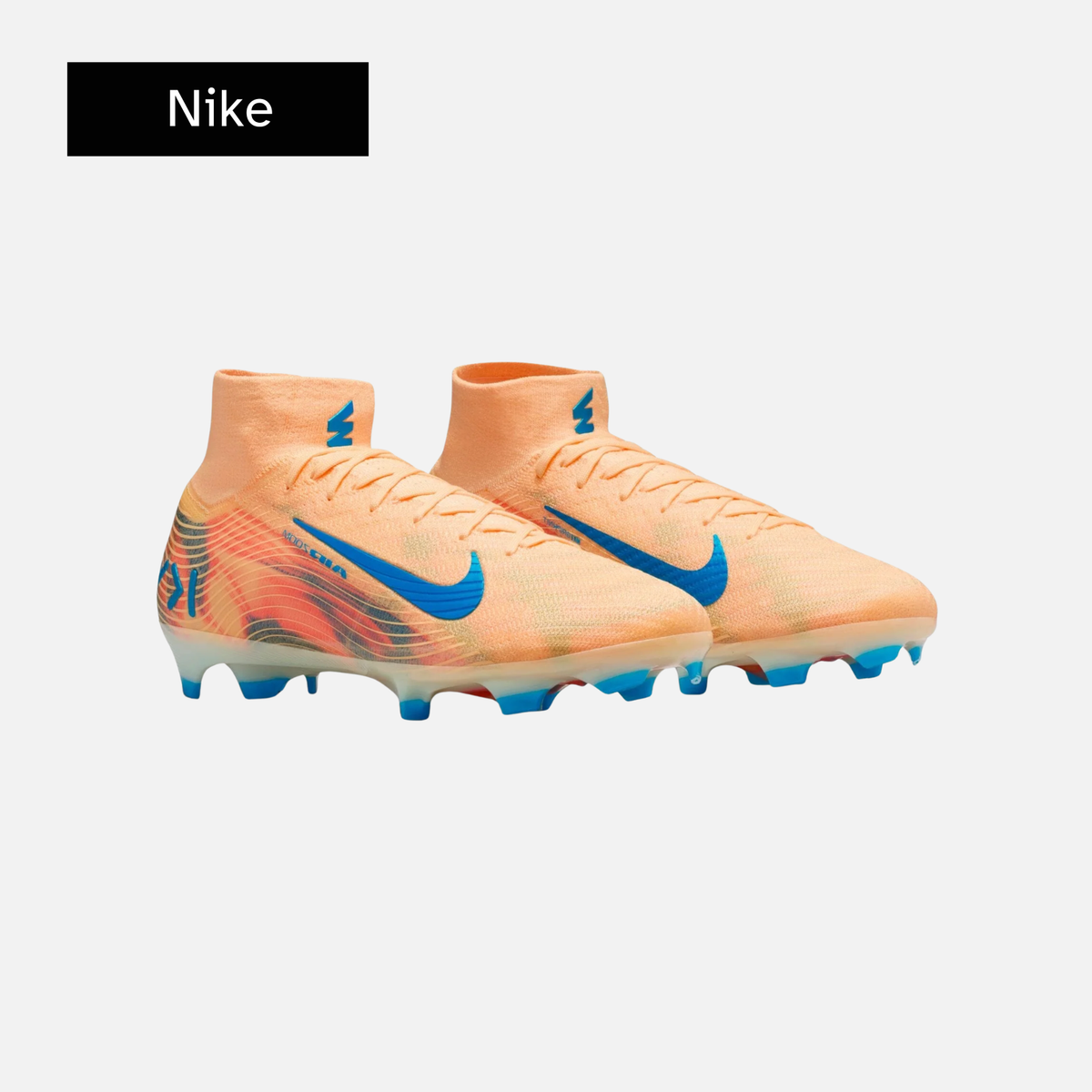 Kylian Mbappé x Nike Mercurial Superfly 10 Elite 'Melon Tint/Igloo/Neo Turquoise'