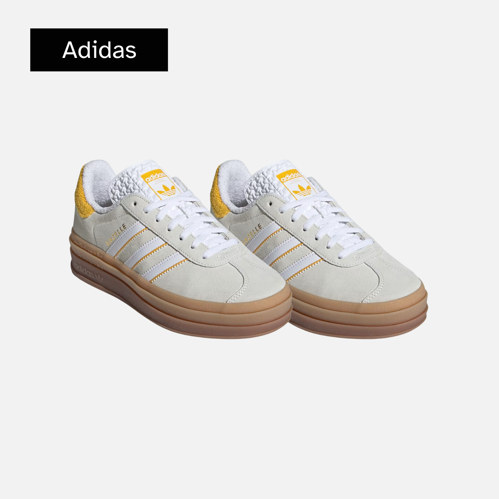 adidas Wmns Gazelle Bold 'Ivory Bold Gold'