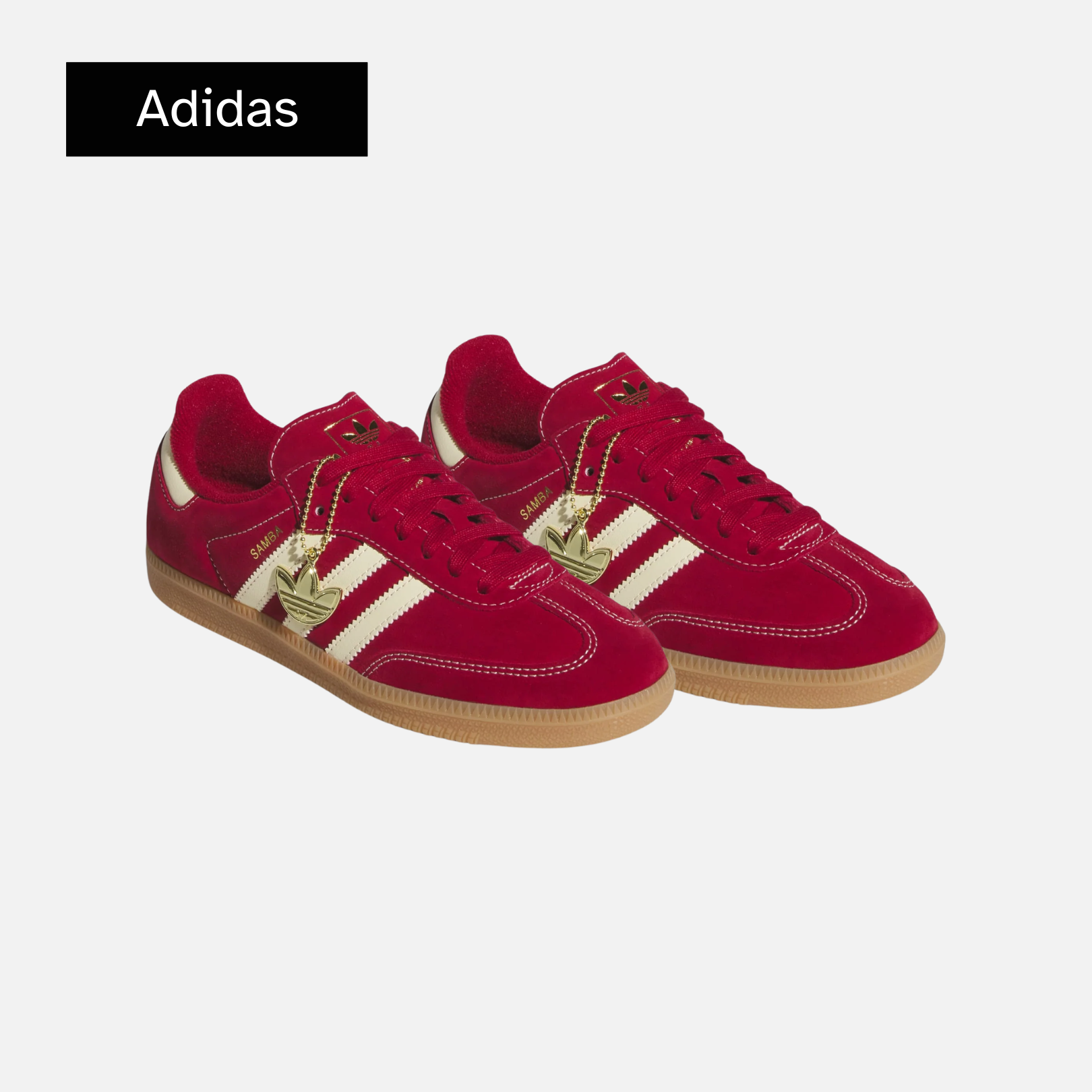 Adidas Samba Red Gold Wmns
